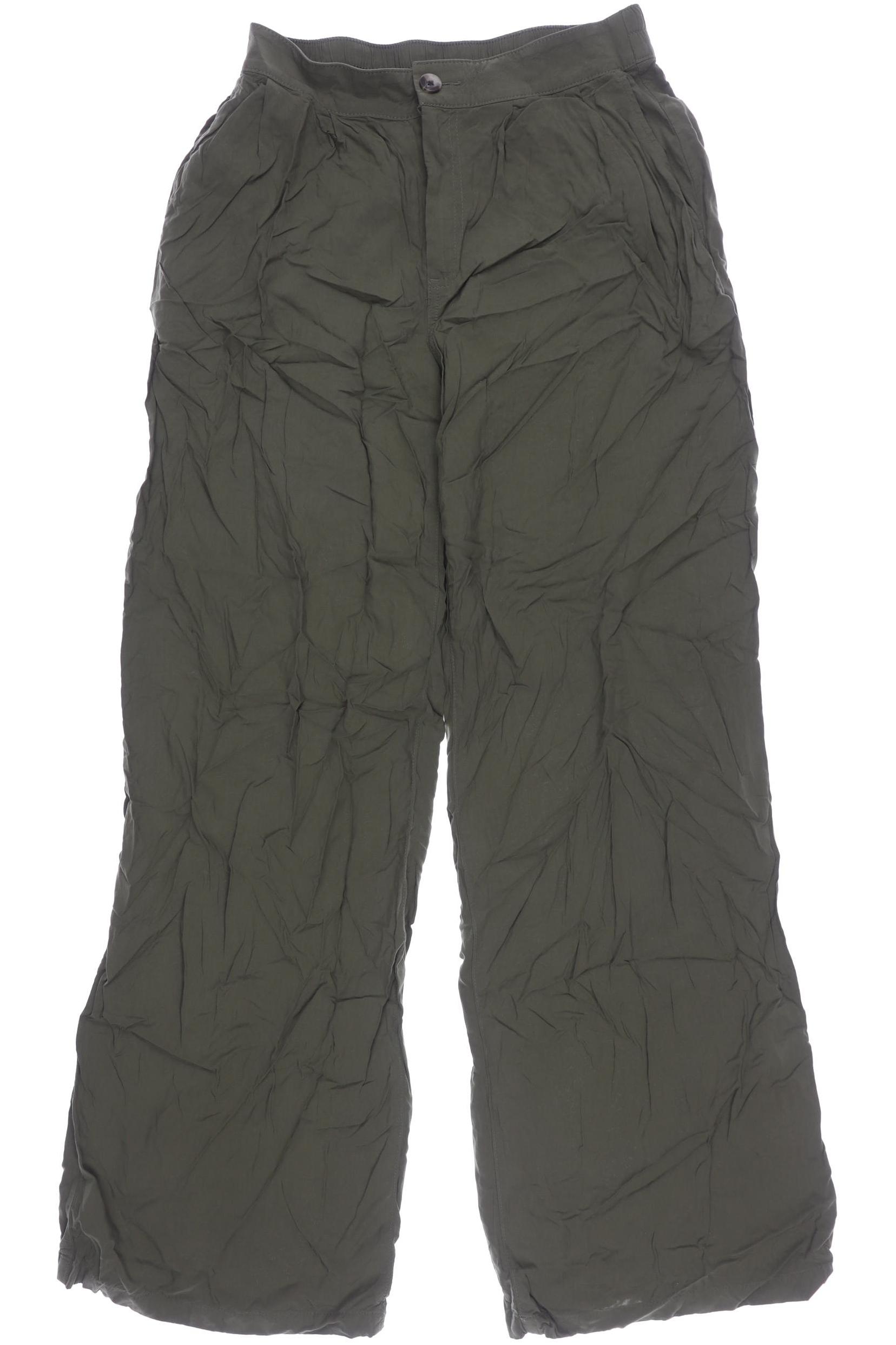 

edc by Esprit Damen Stoffhose, grün, Gr. 34
