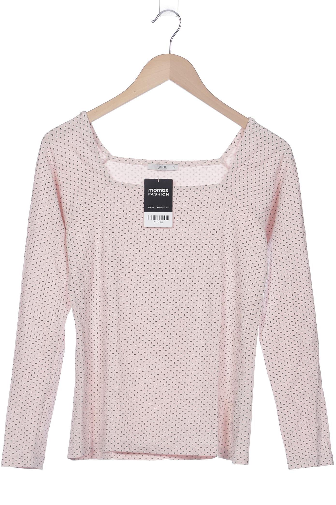 

edc by Esprit Damen Langarmshirt, pink, Gr. 36