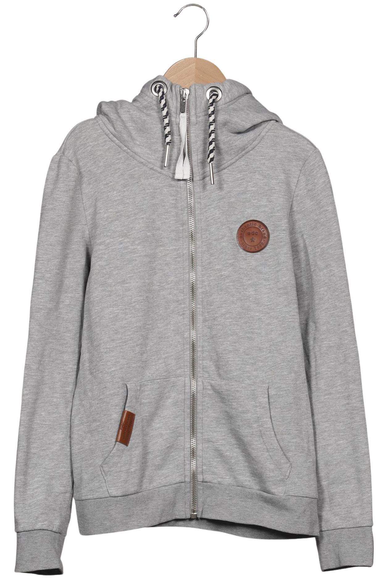 

edc by Esprit Damen Kapuzenpullover, grau, Gr. 36