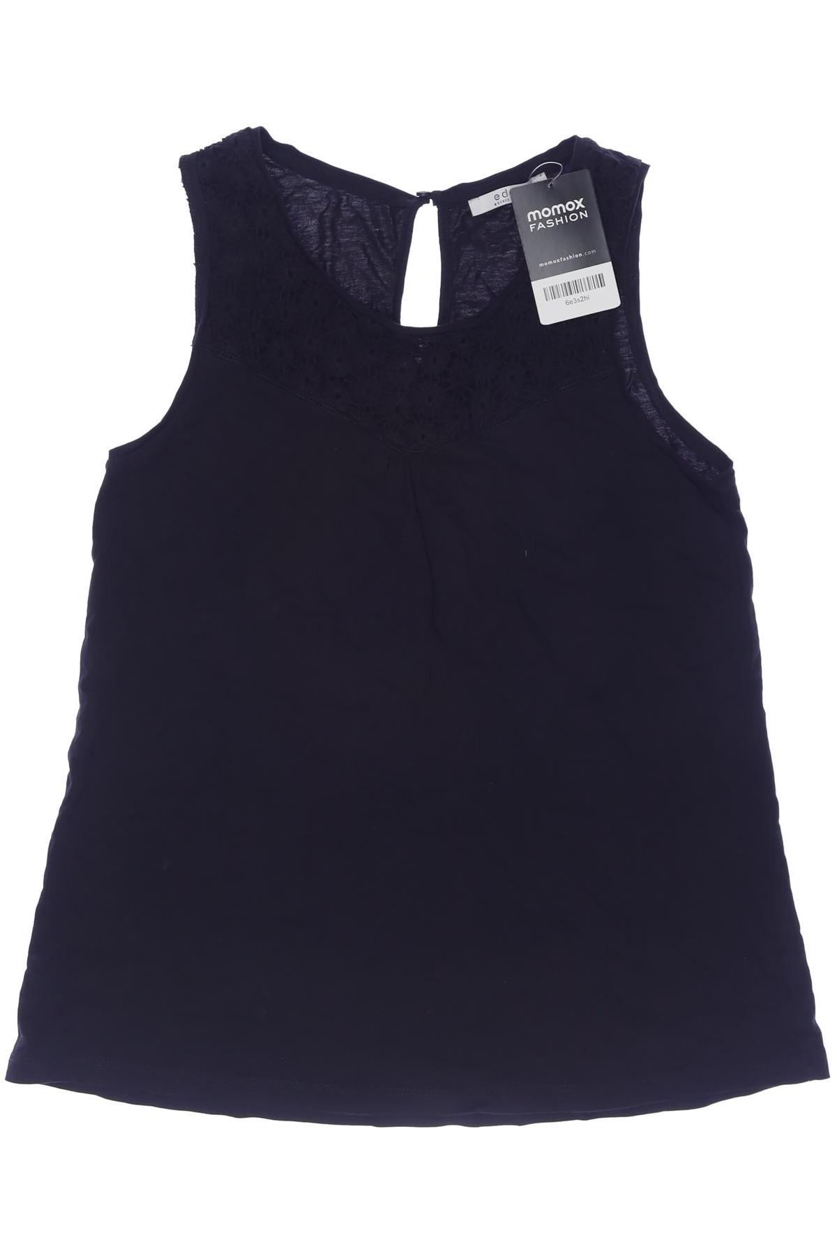 

edc by Esprit Damen Top, schwarz, Gr. 36