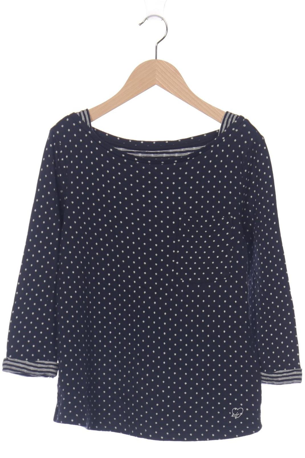 

edc by Esprit Damen Langarmshirt, marineblau, Gr. 36