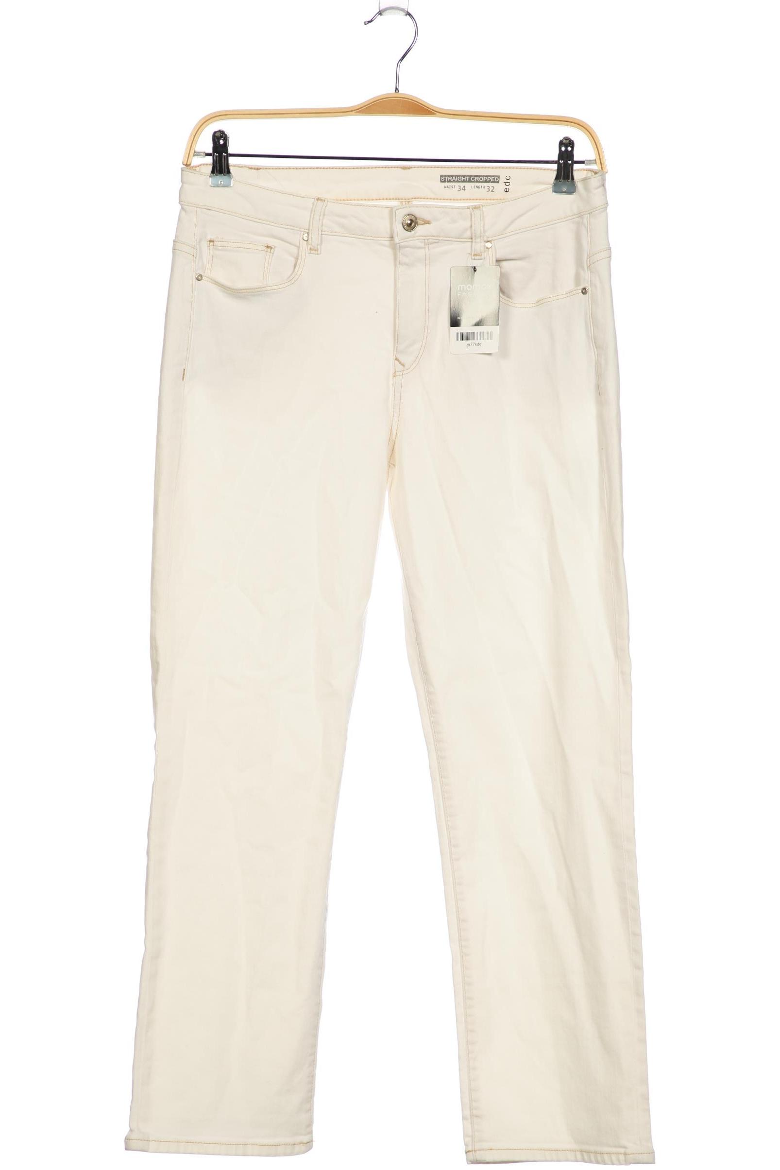 

edc by Esprit Damen Jeans, weiß, Gr. 34