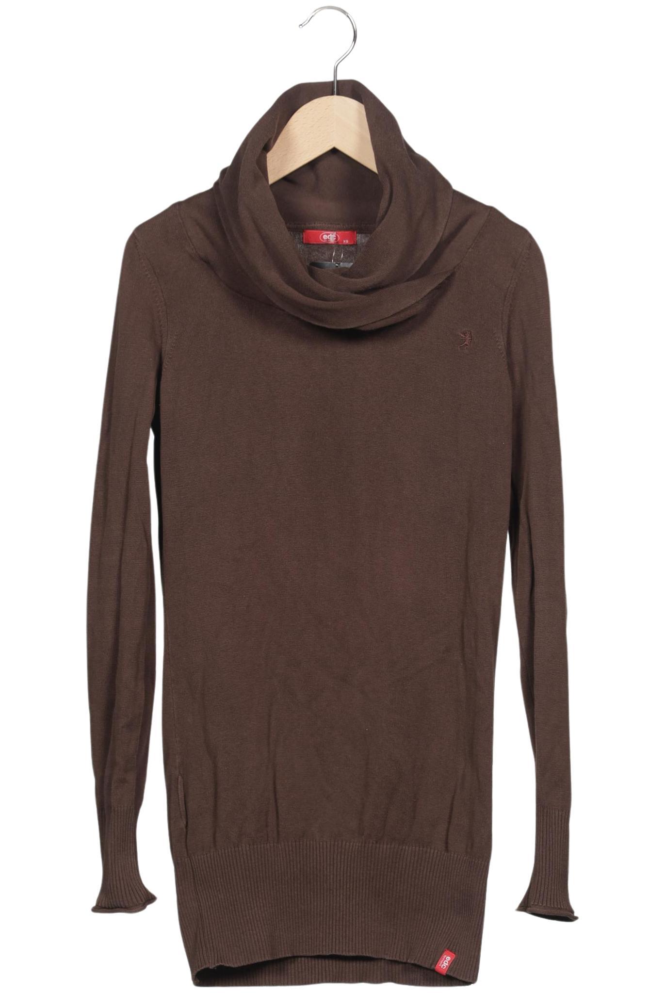 

edc by Esprit Damen Pullover, braun, Gr. 34