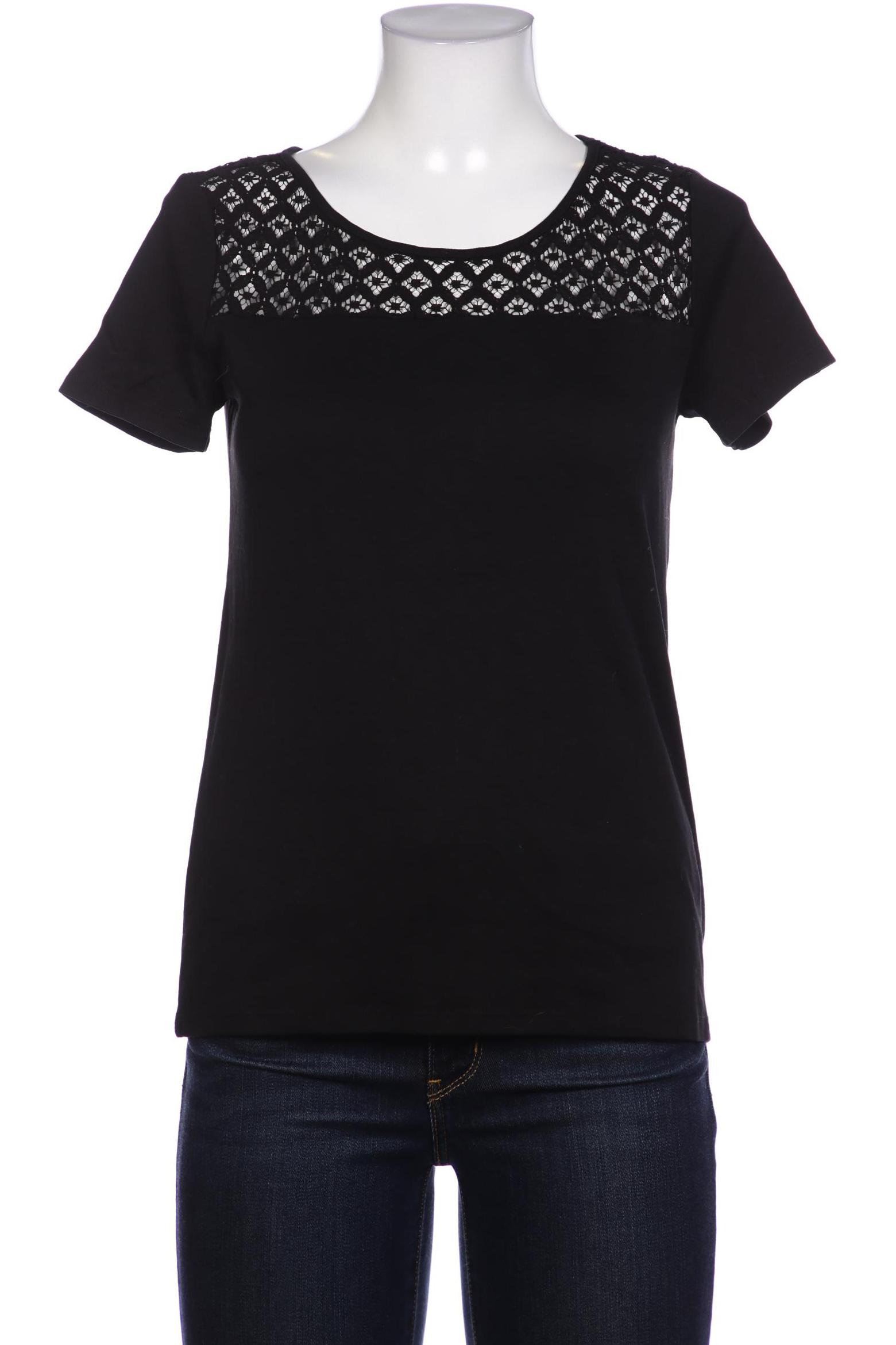 

edc by Esprit Damen T-Shirt, schwarz, Gr. 38