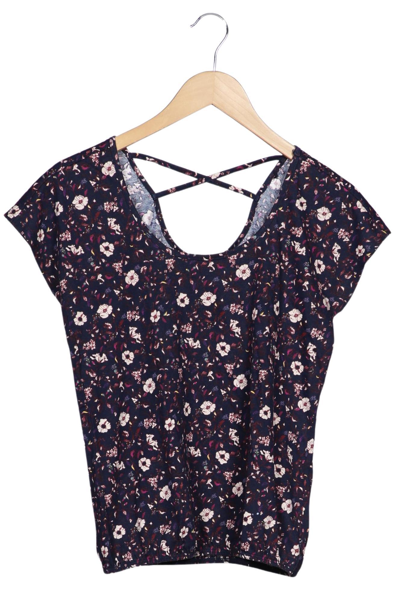 

edc by Esprit Damen T-Shirt, marineblau, Gr. 34