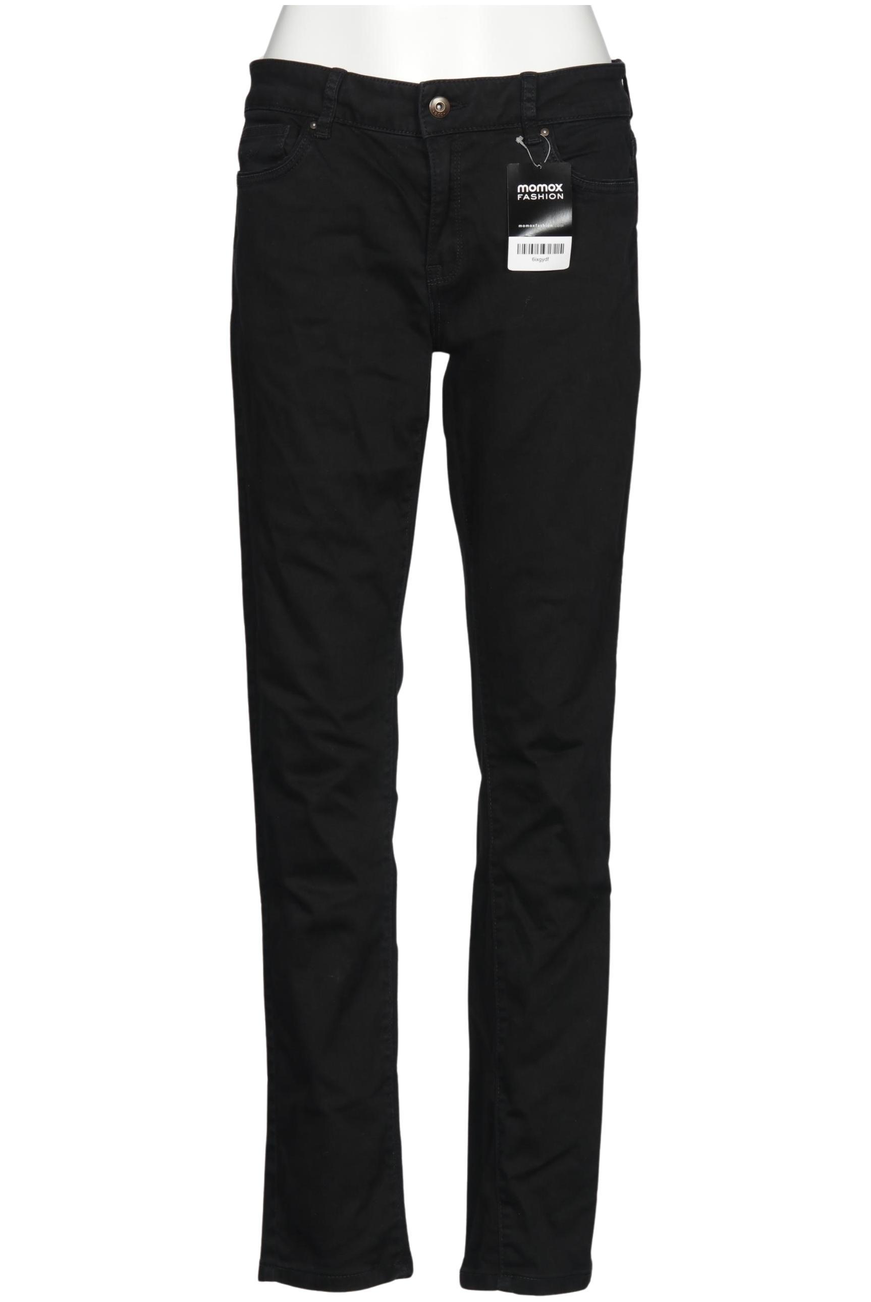 

edc by Esprit Damen Stoffhose, schwarz, Gr. 38