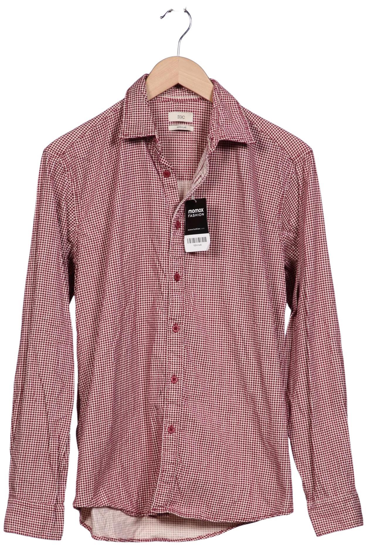 

edc by Esprit Herren Hemd, rot, Gr. 46