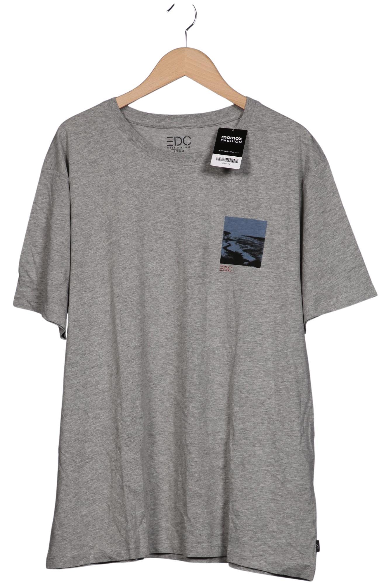 Thumbnail - edc by Esprit Herren T-Shirt, grau, Gr. 56