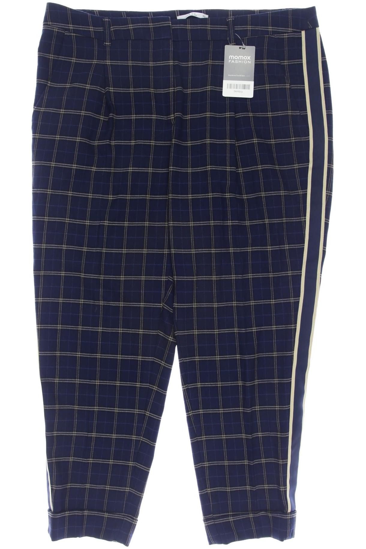 

edc by Esprit Damen Stoffhose, marineblau, Gr. 42