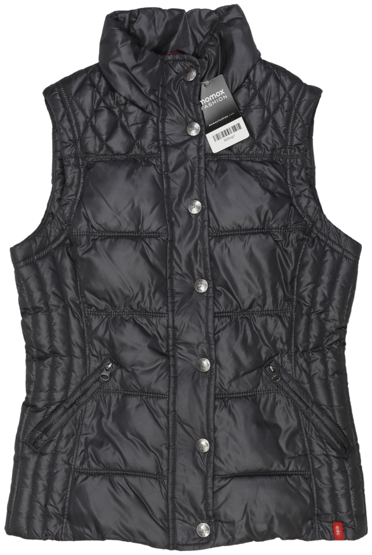 

edc by Esprit Damen Weste, schwarz, Gr. 36