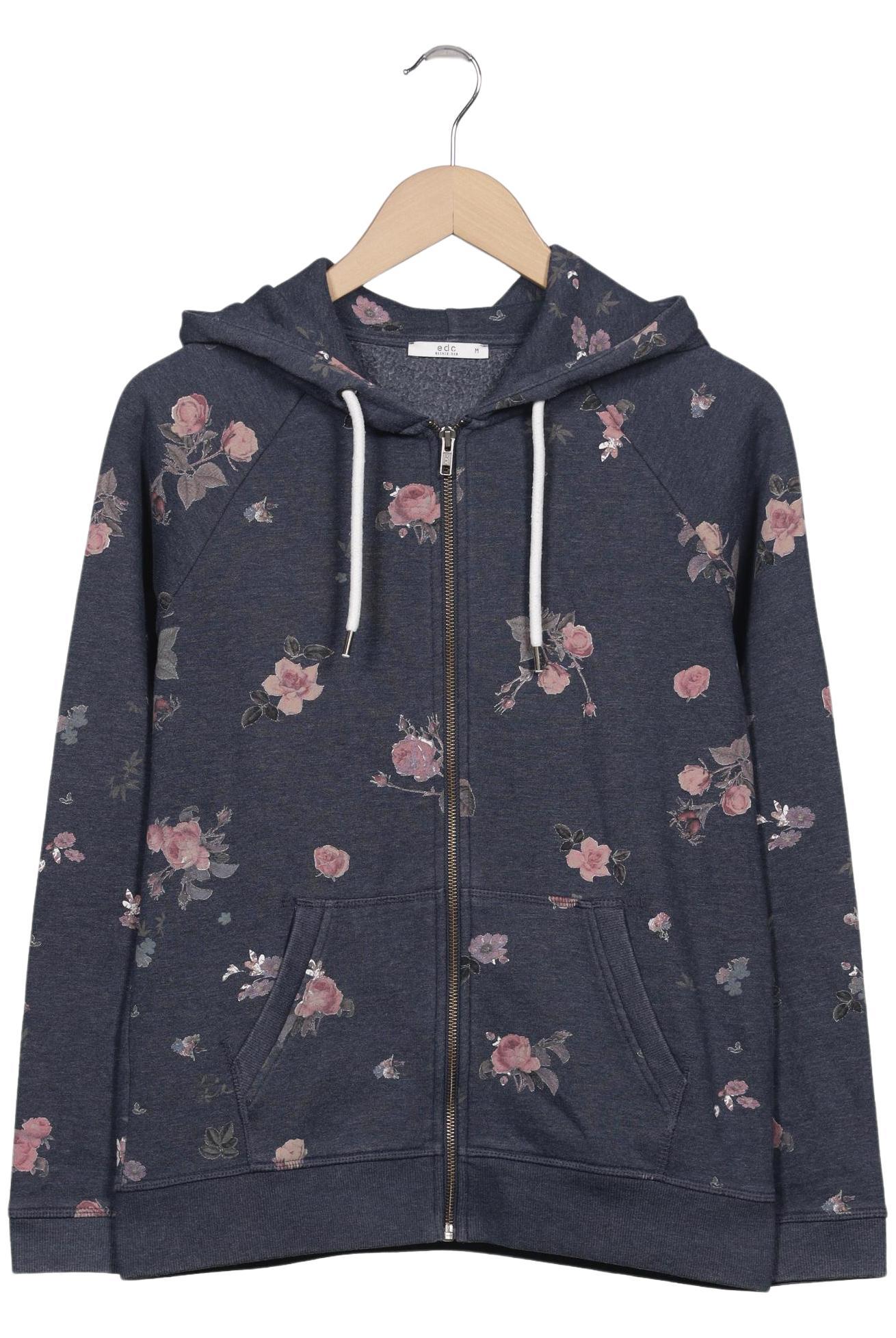 

edc by Esprit Damen Kapuzenpullover, marineblau, Gr. 38