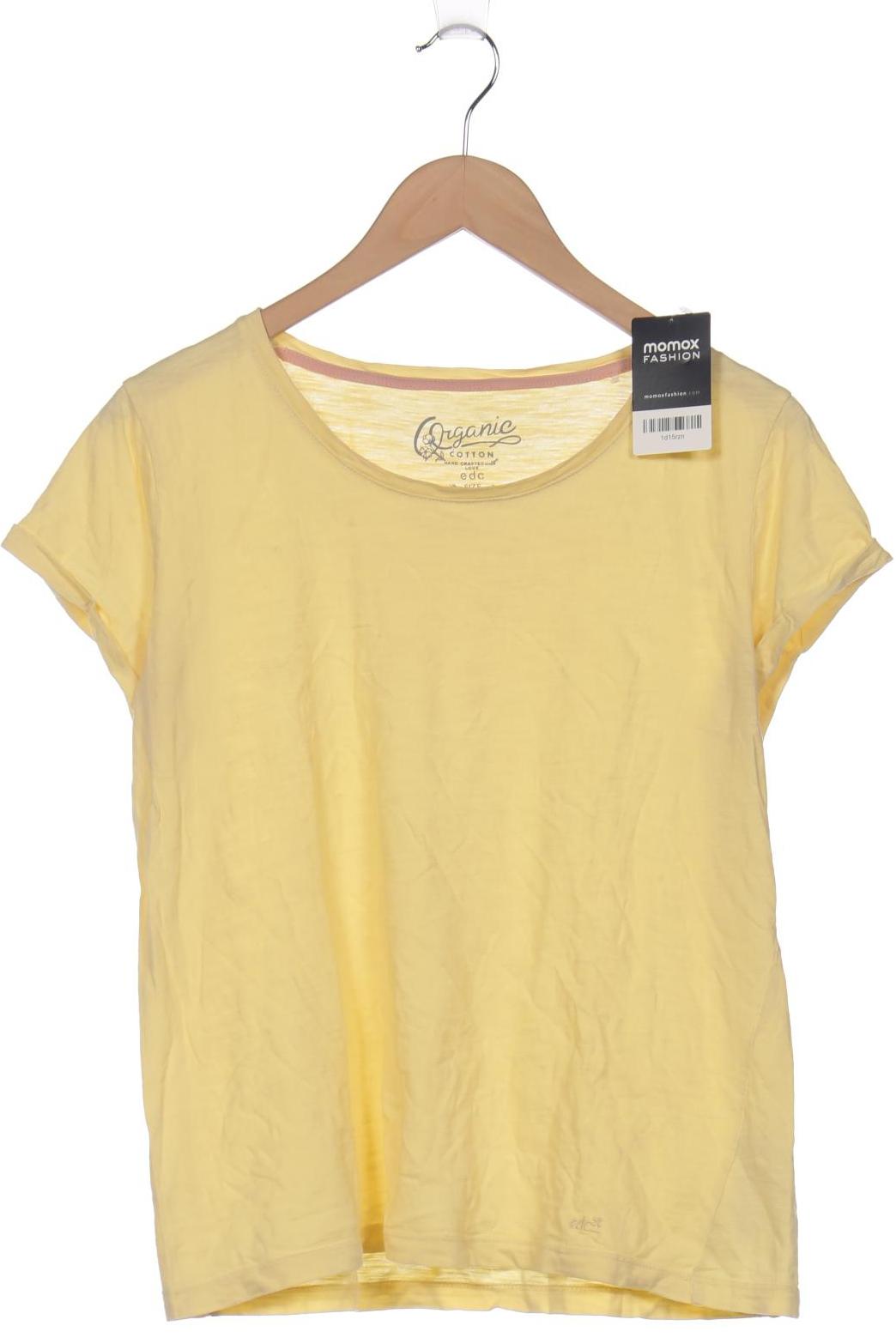 

edc by Esprit Damen T-Shirt, gelb, Gr. 44