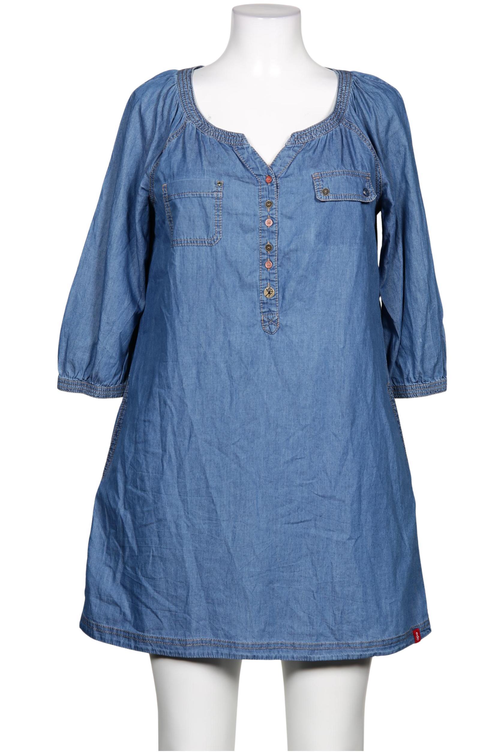 

edc by Esprit Damen Kleid, blau, Gr. 42