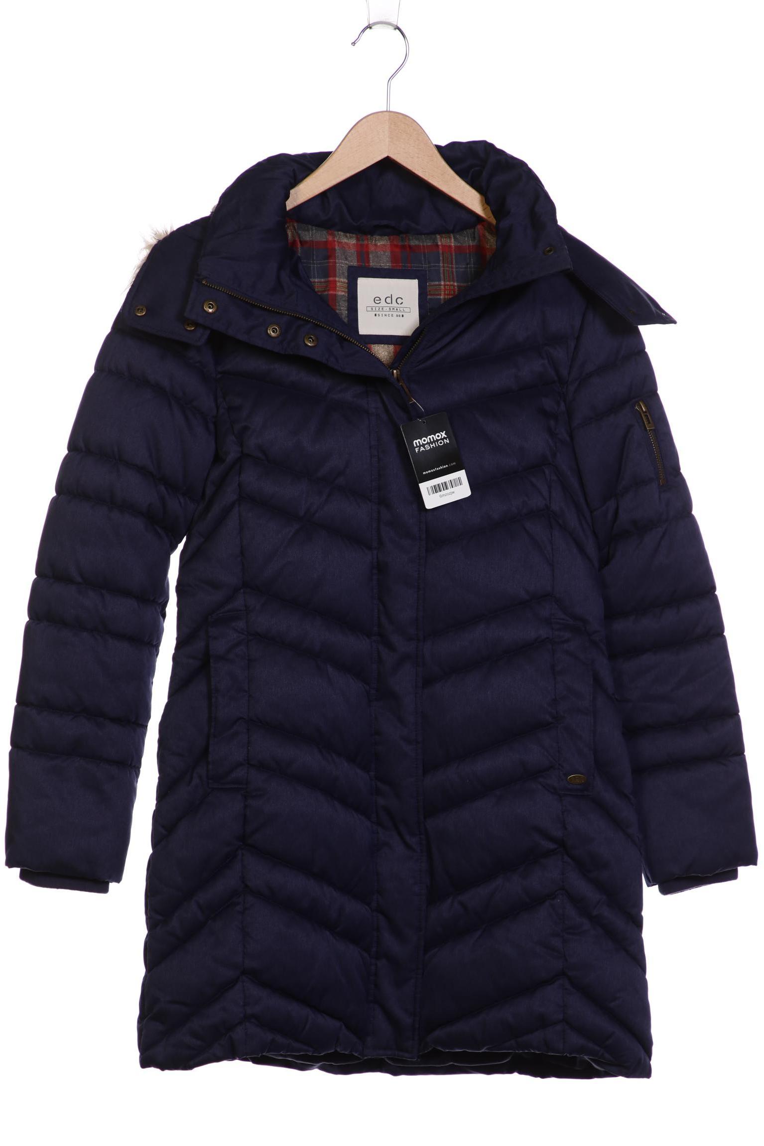 

edc by Esprit Damen Mantel, marineblau, Gr. 36