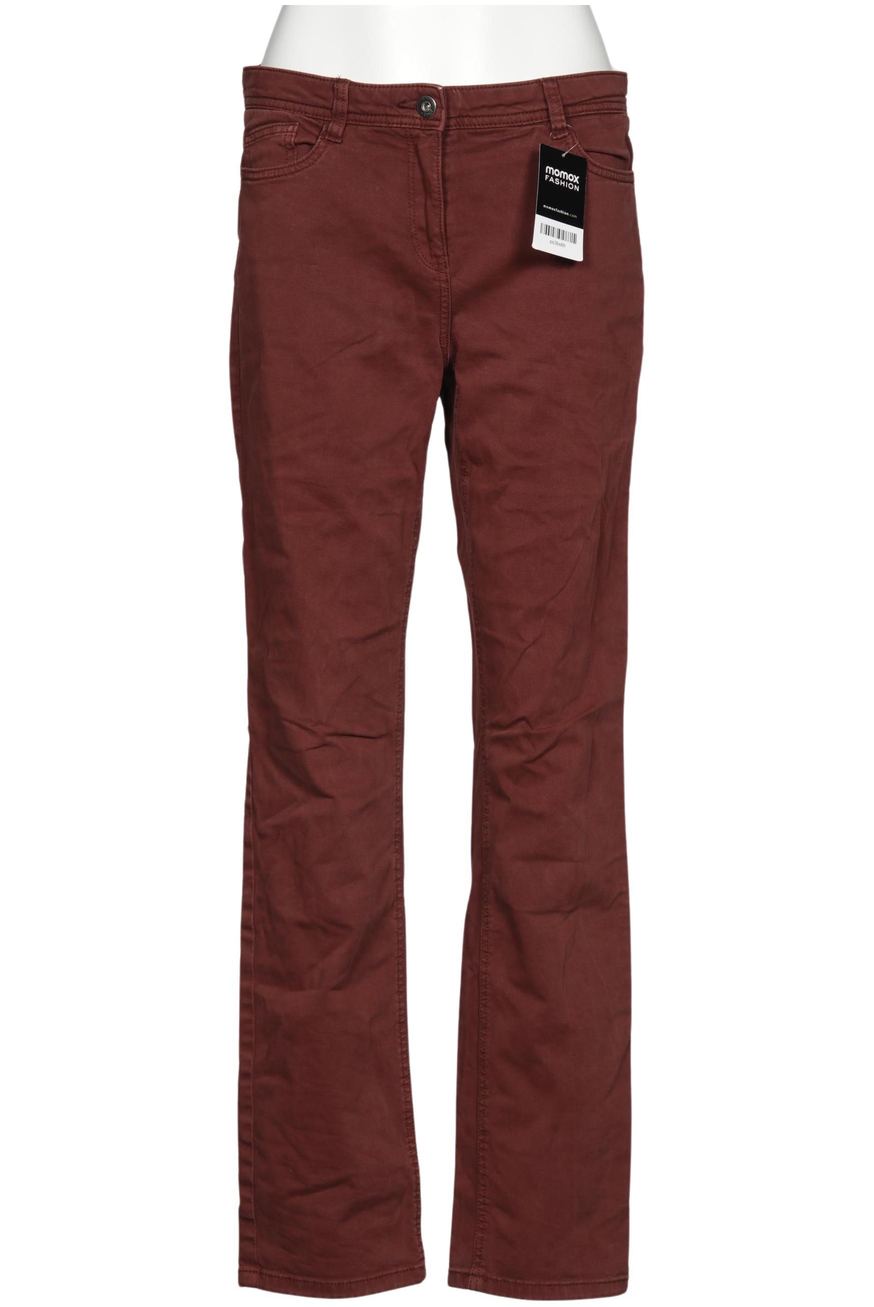 

edc by Esprit Damen Stoffhose, bordeaux, Gr. 38