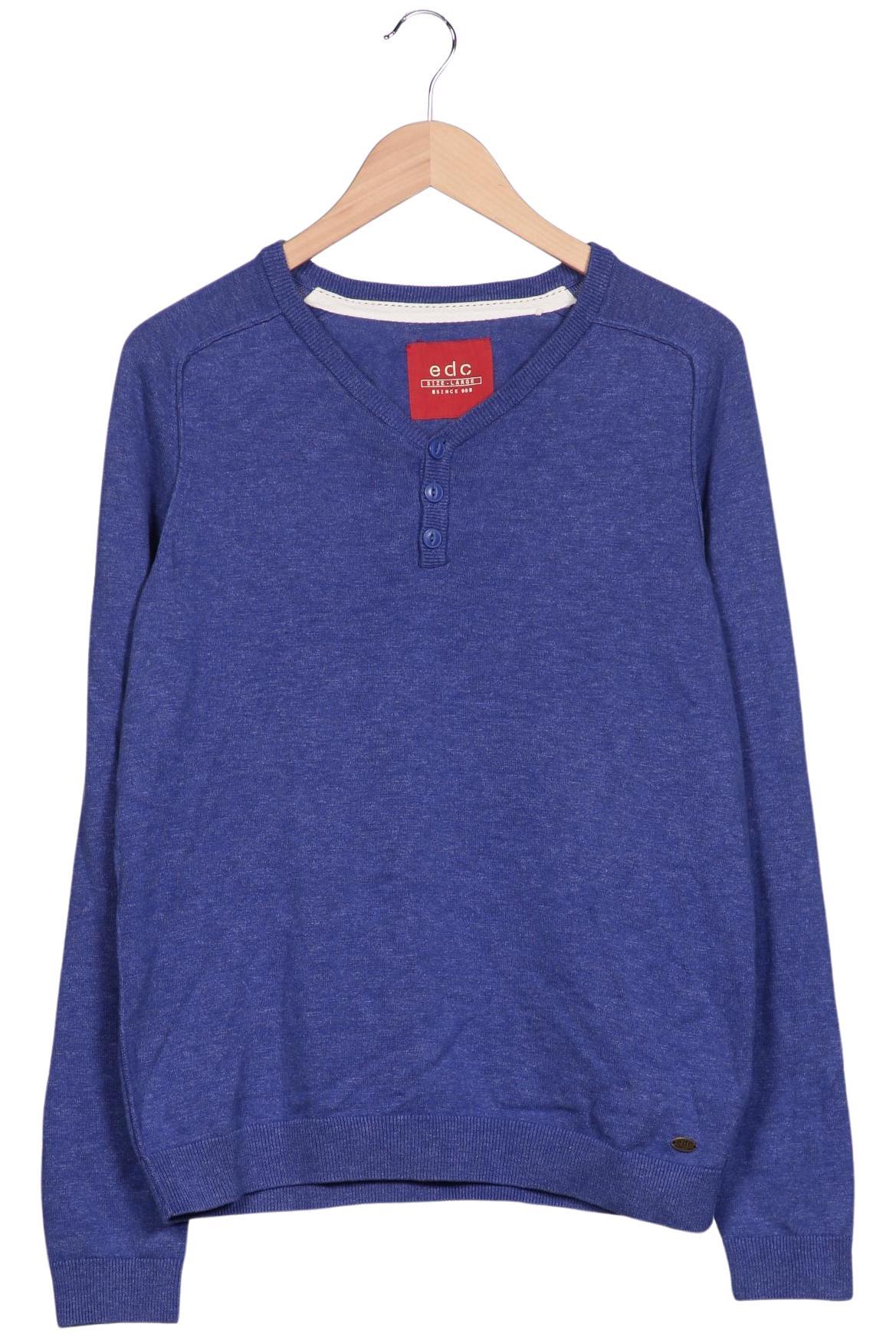 Thumbnail - edc by Esprit Herren Pullover, blau, Gr. 52
