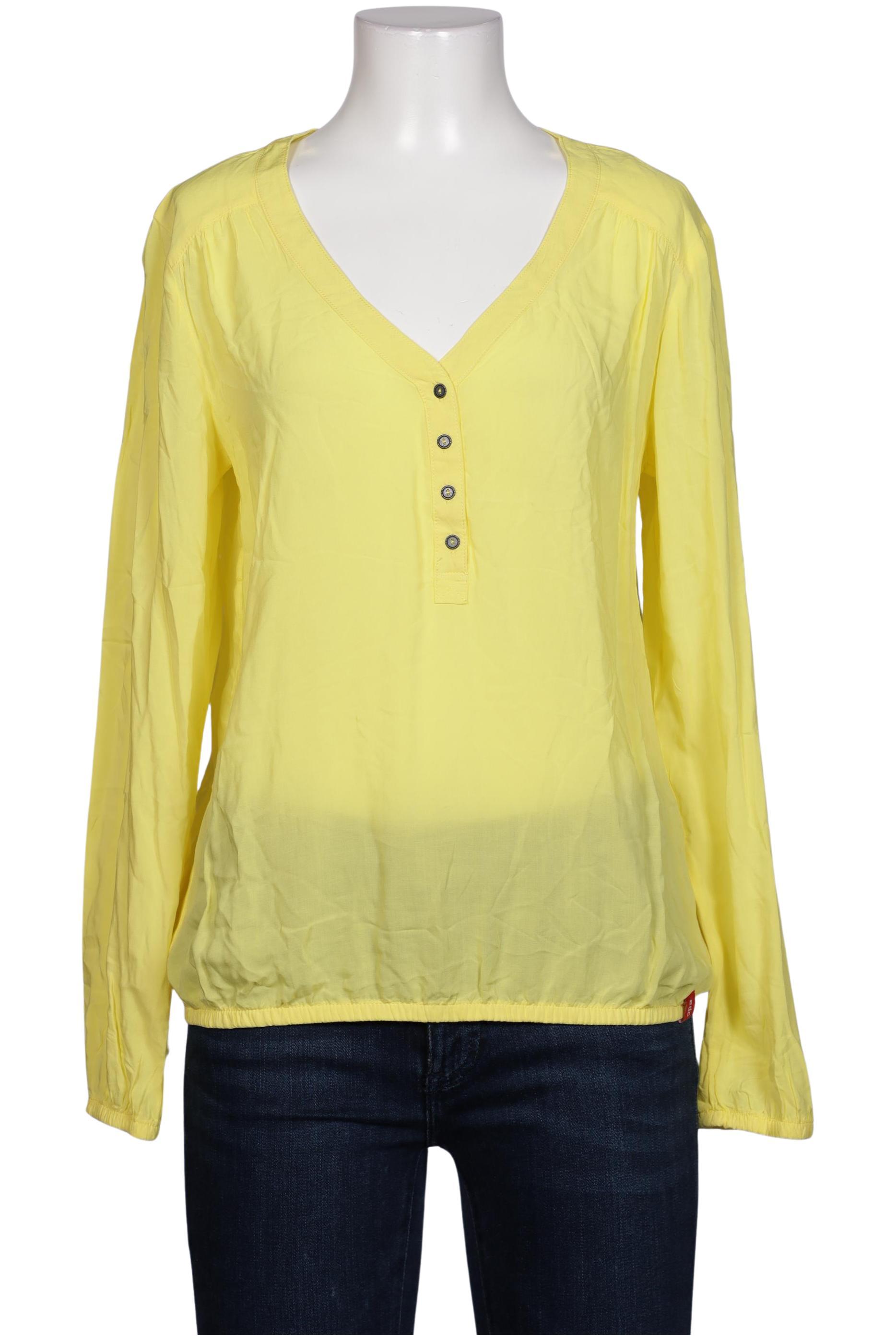 

edc by Esprit Damen Bluse, gelb, Gr. 36
