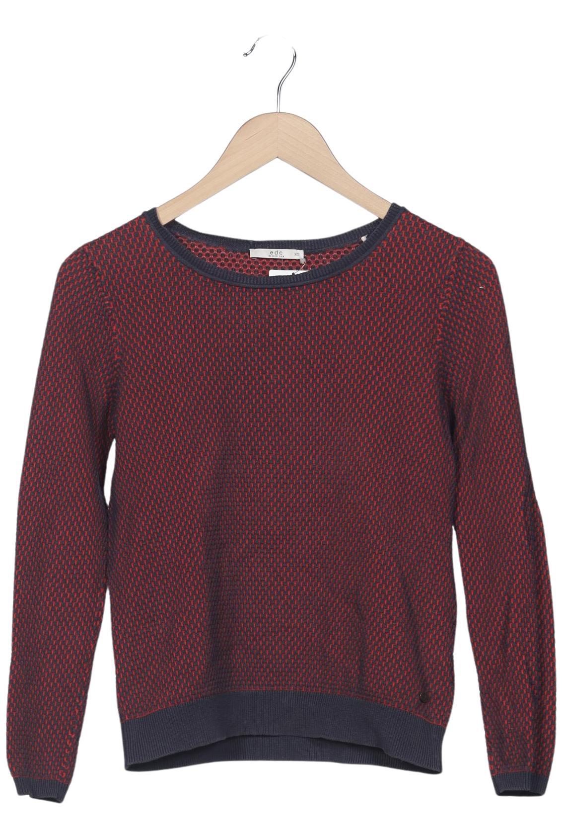 

edc by Esprit Damen Pullover, mehrfarbig, Gr. 34
