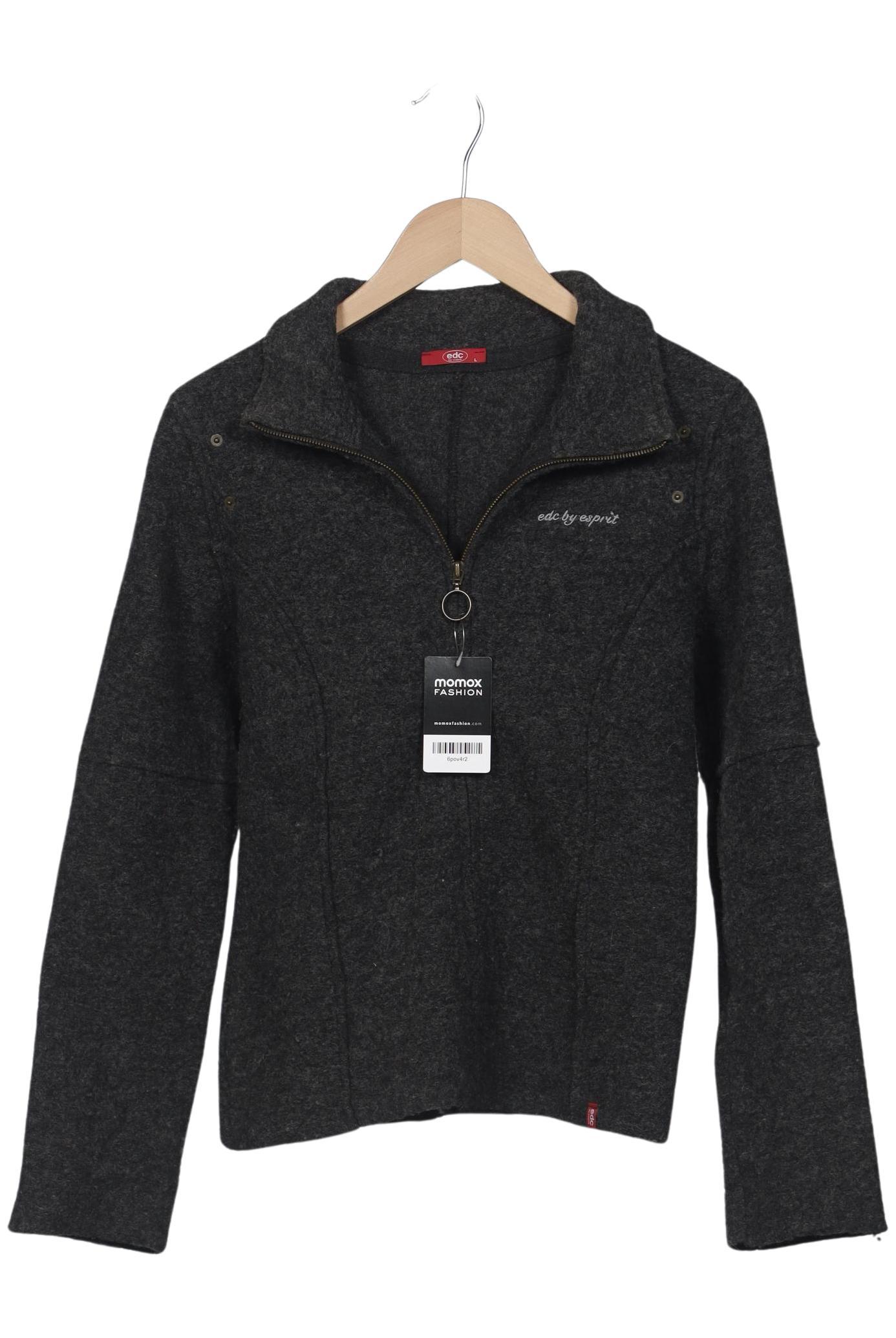 

edc by Esprit Damen Jacke, grau, Gr. 42