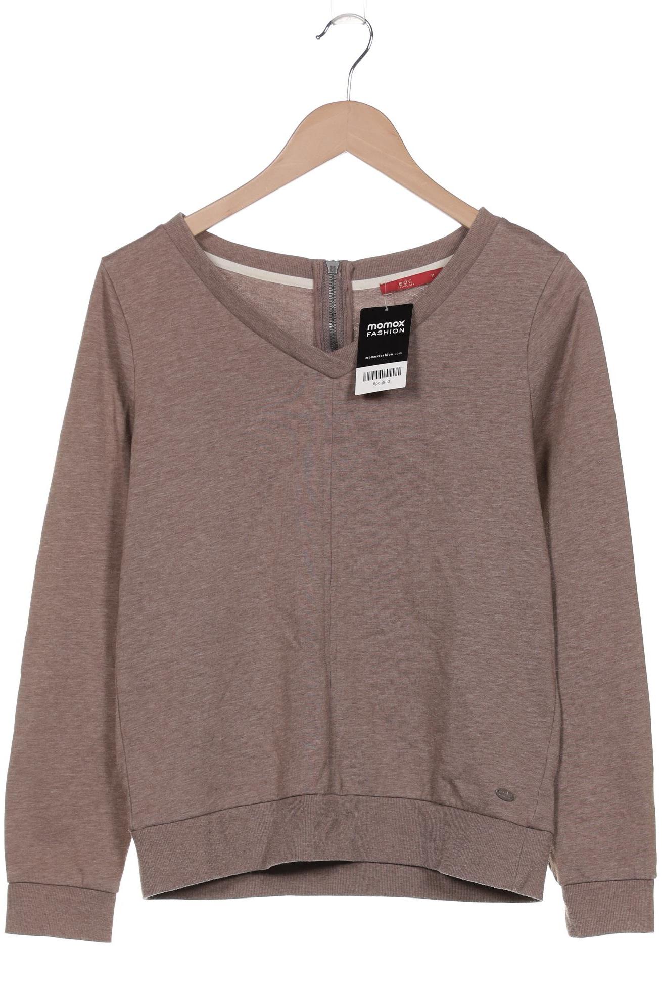 

edc by Esprit Damen Sweatshirt, beige, Gr. 38