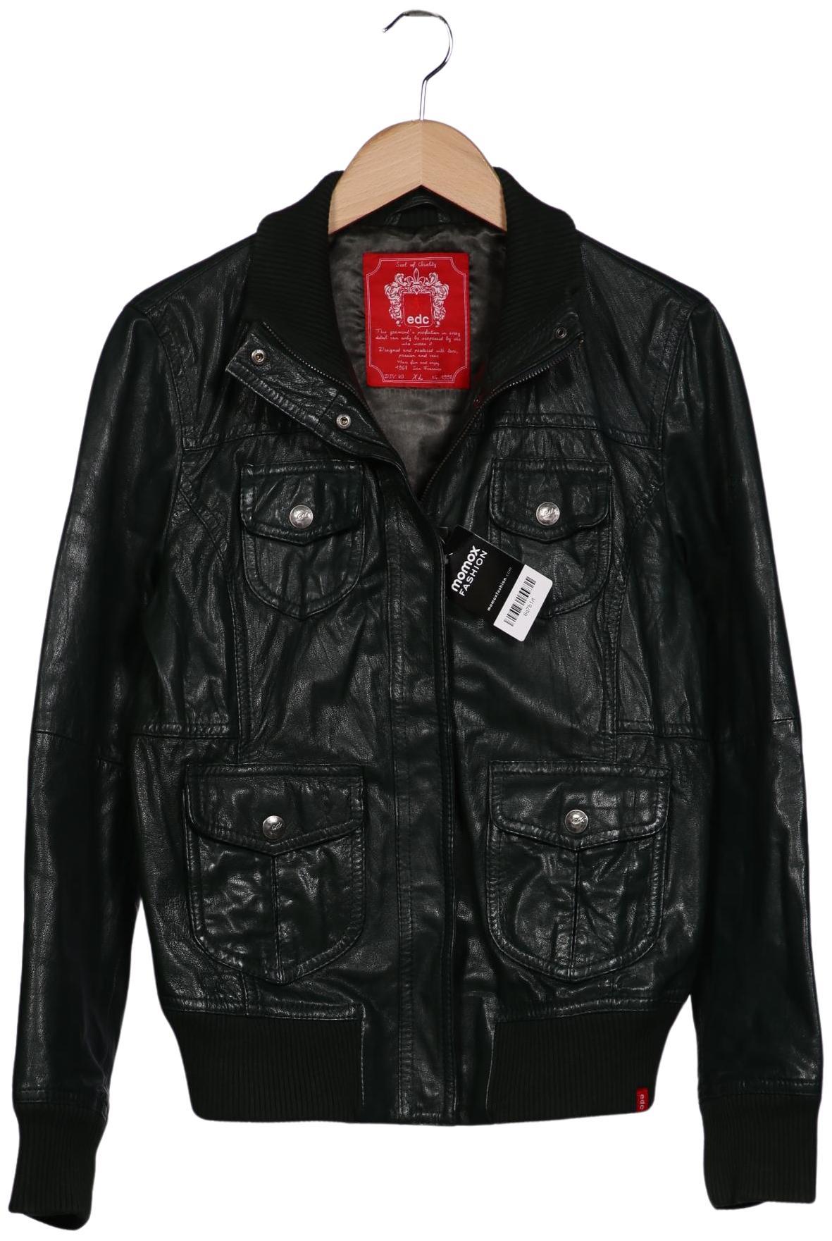 

edc by Esprit Damen Jacke, schwarz, Gr. 44