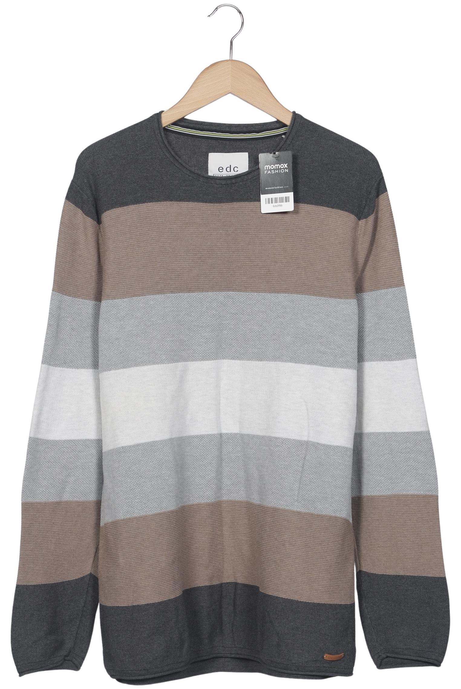 

edc by Esprit Herren Pullover, mehrfarbig, Gr. 56
