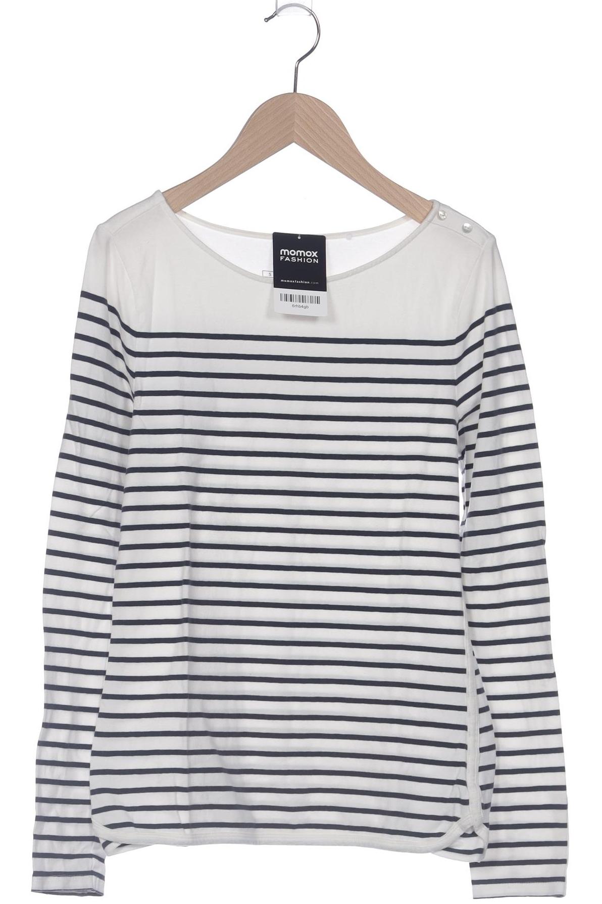 

edc by Esprit Damen Langarmshirt, weiß, Gr. 36