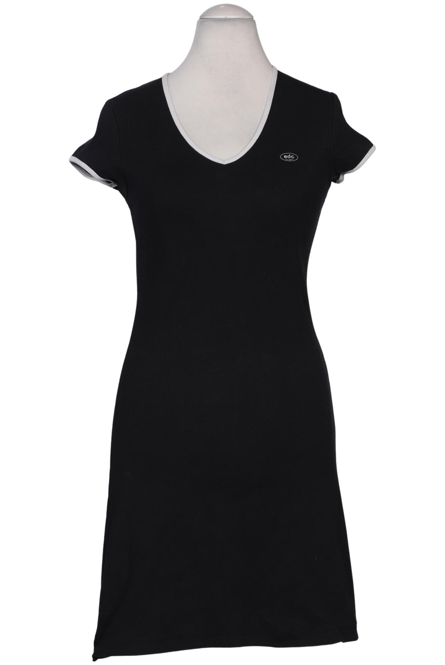 

edc by Esprit Damen Kleid, schwarz, Gr. 38