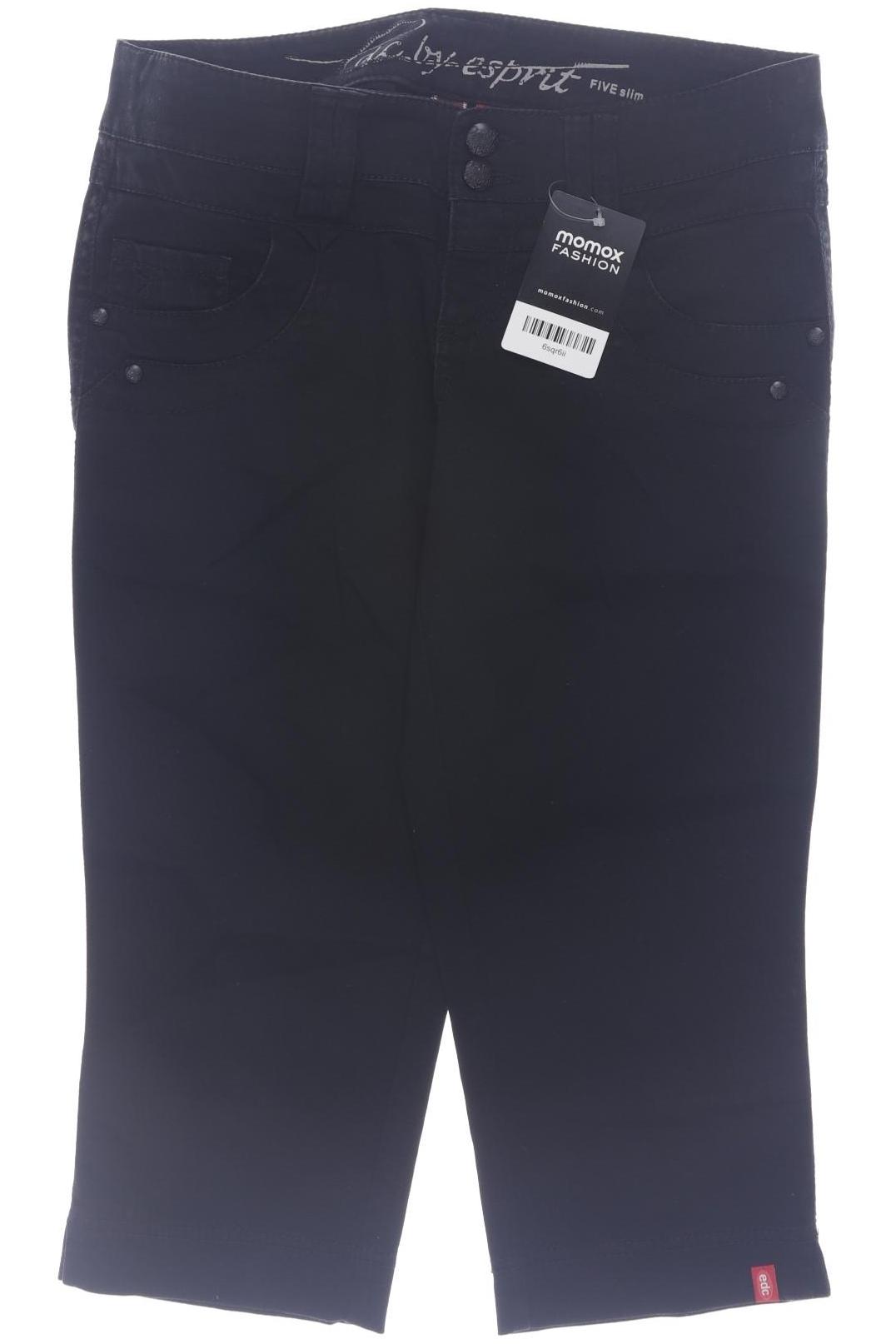 

edc by Esprit Damen Jeans, schwarz, Gr. 34