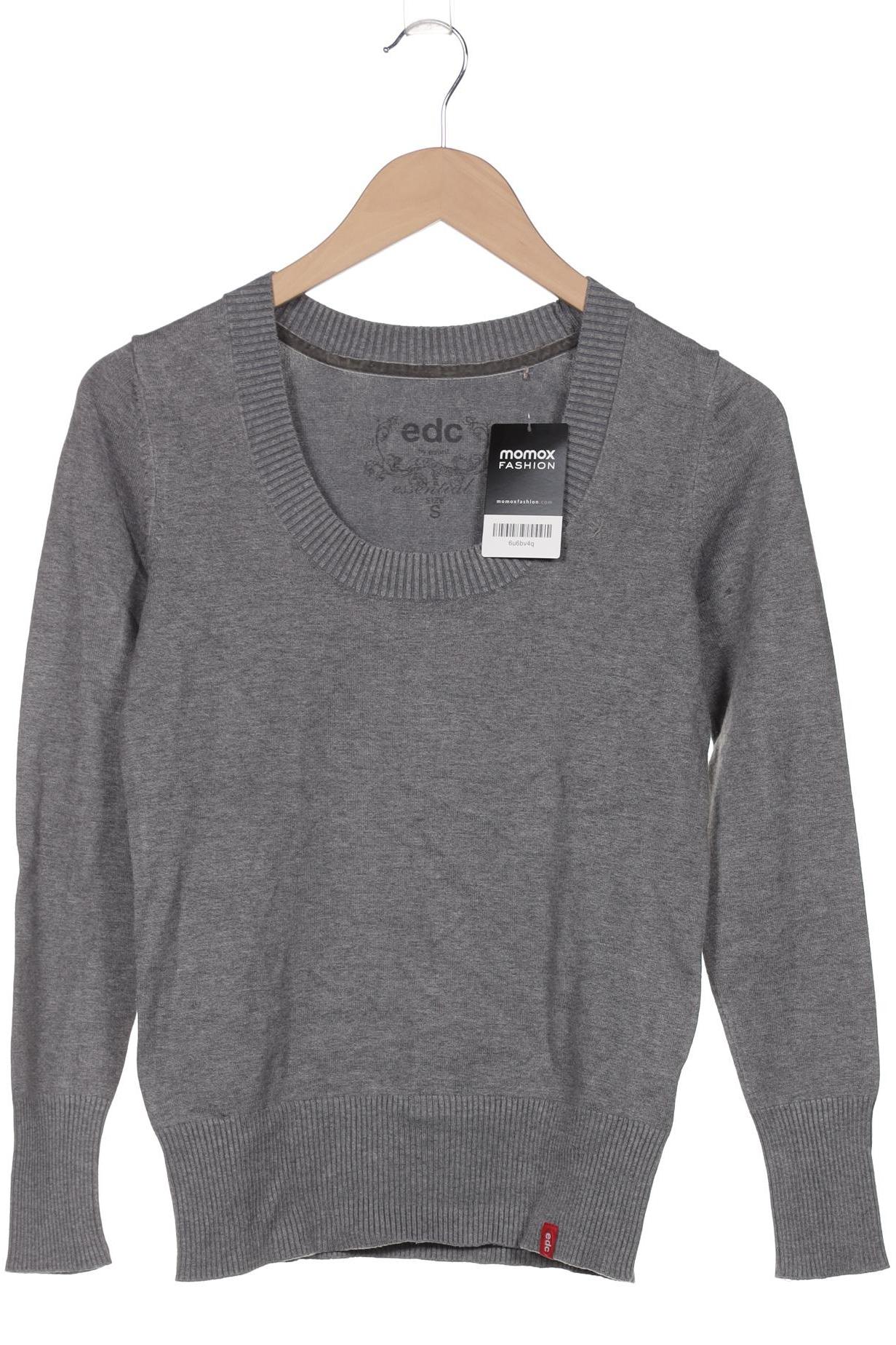 

edc by Esprit Damen Pullover, grau, Gr. 36