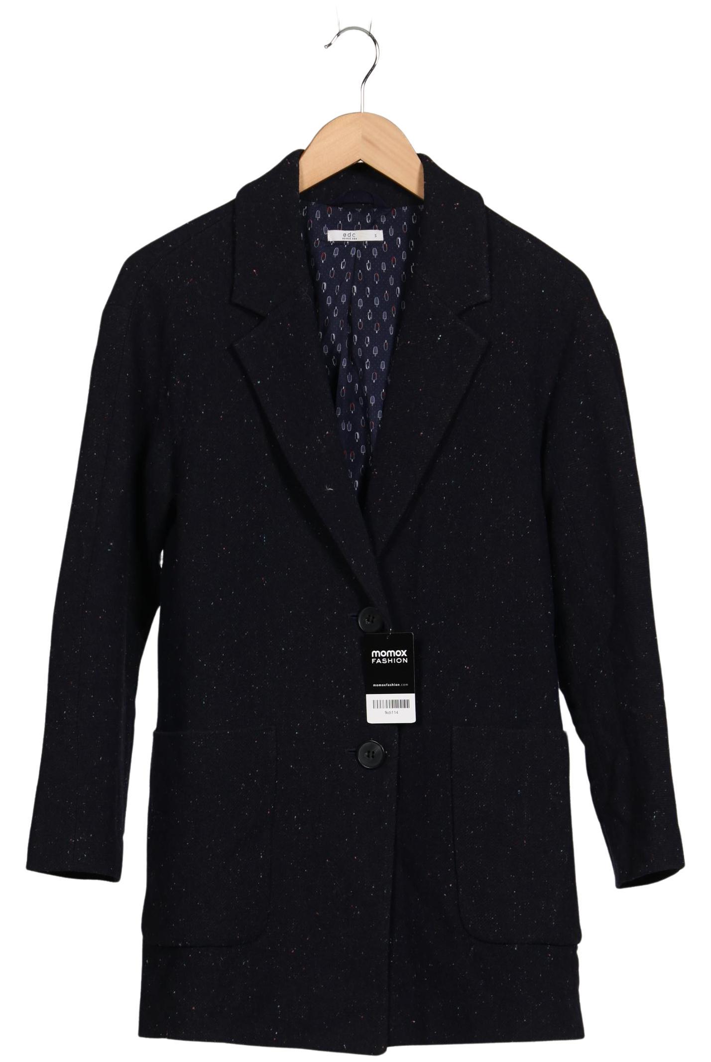 

edc by Esprit Damen Mantel, marineblau, Gr. 36