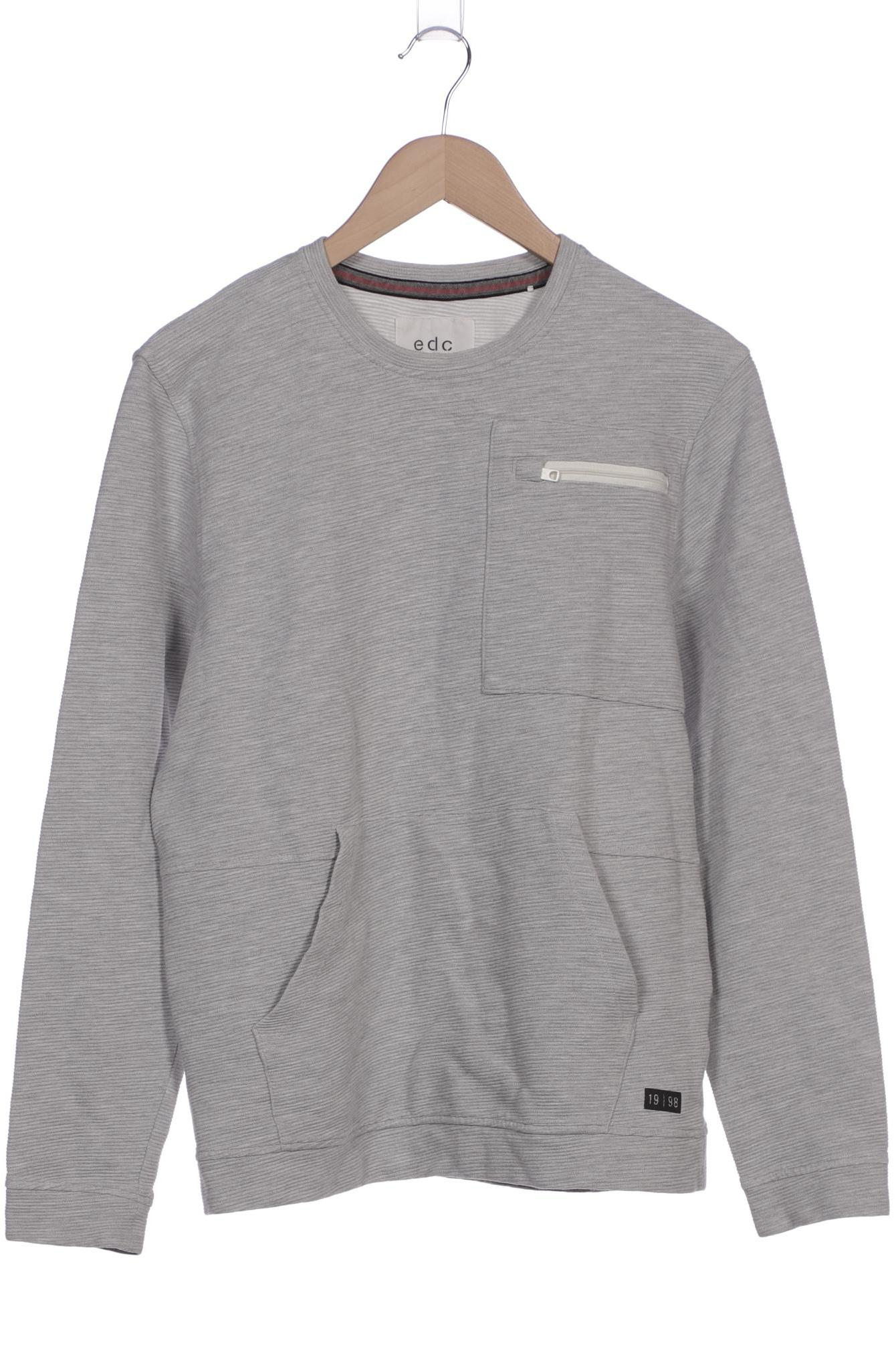 

edc by Esprit Herren Sweatshirt, grau, Gr. 52
