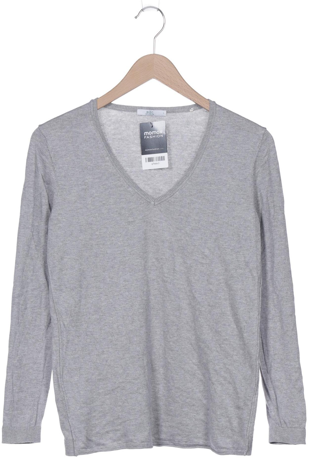 

edc by Esprit Damen Pullover, grau, Gr. 42