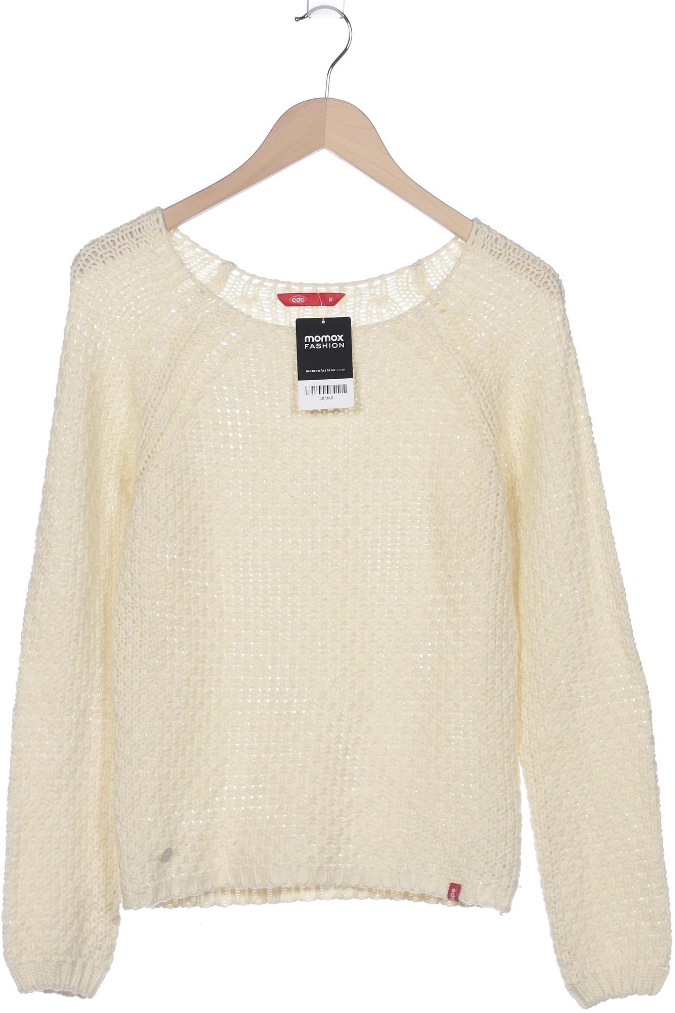 

edc by Esprit Damen Pullover, cremeweiß, Gr. 38