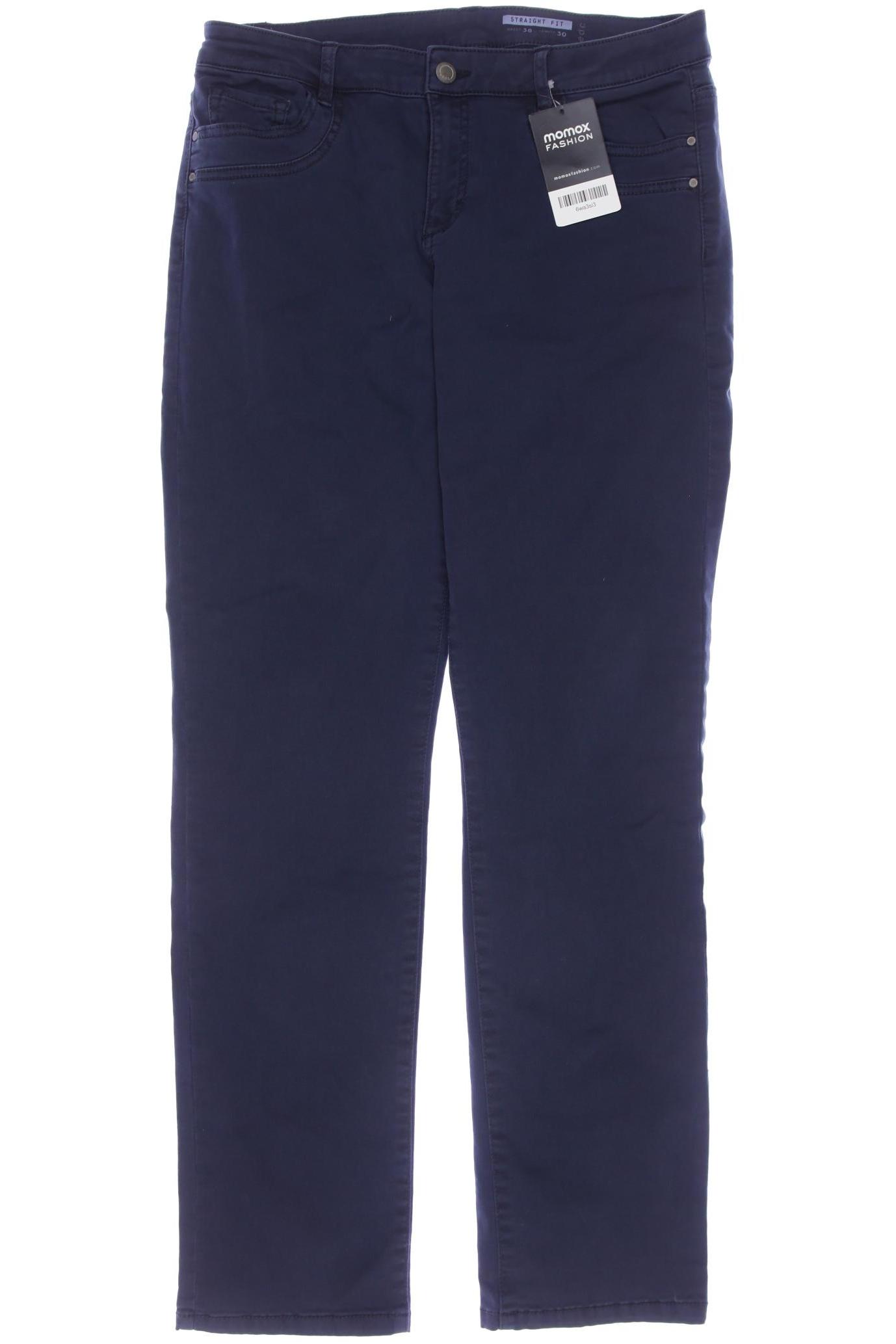 

edc by Esprit Damen Stoffhose, marineblau, Gr. 38