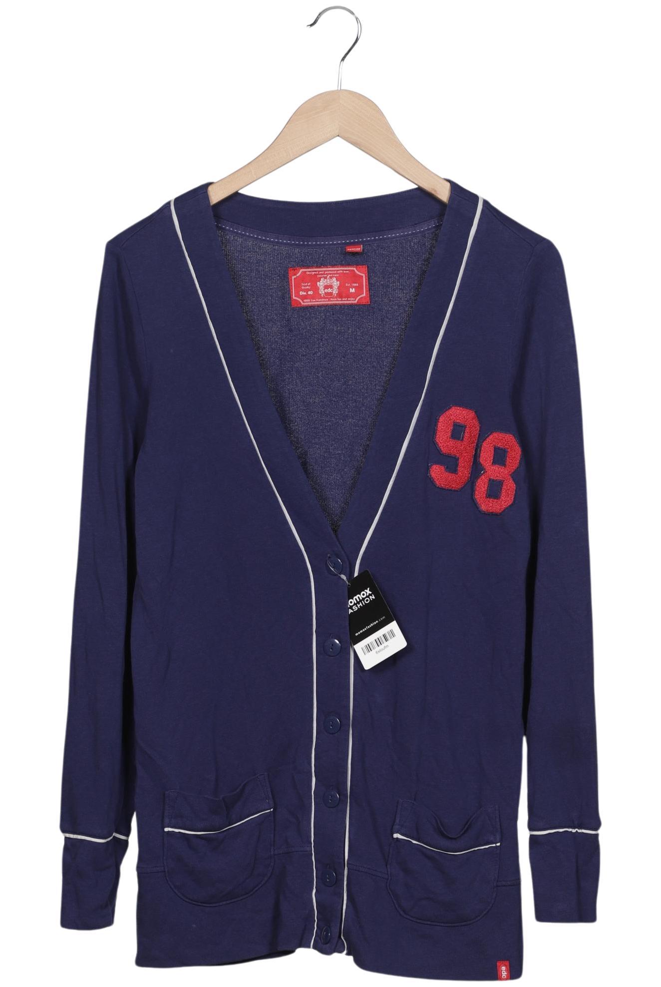 

edc by Esprit Damen Strickjacke, marineblau, Gr. 40