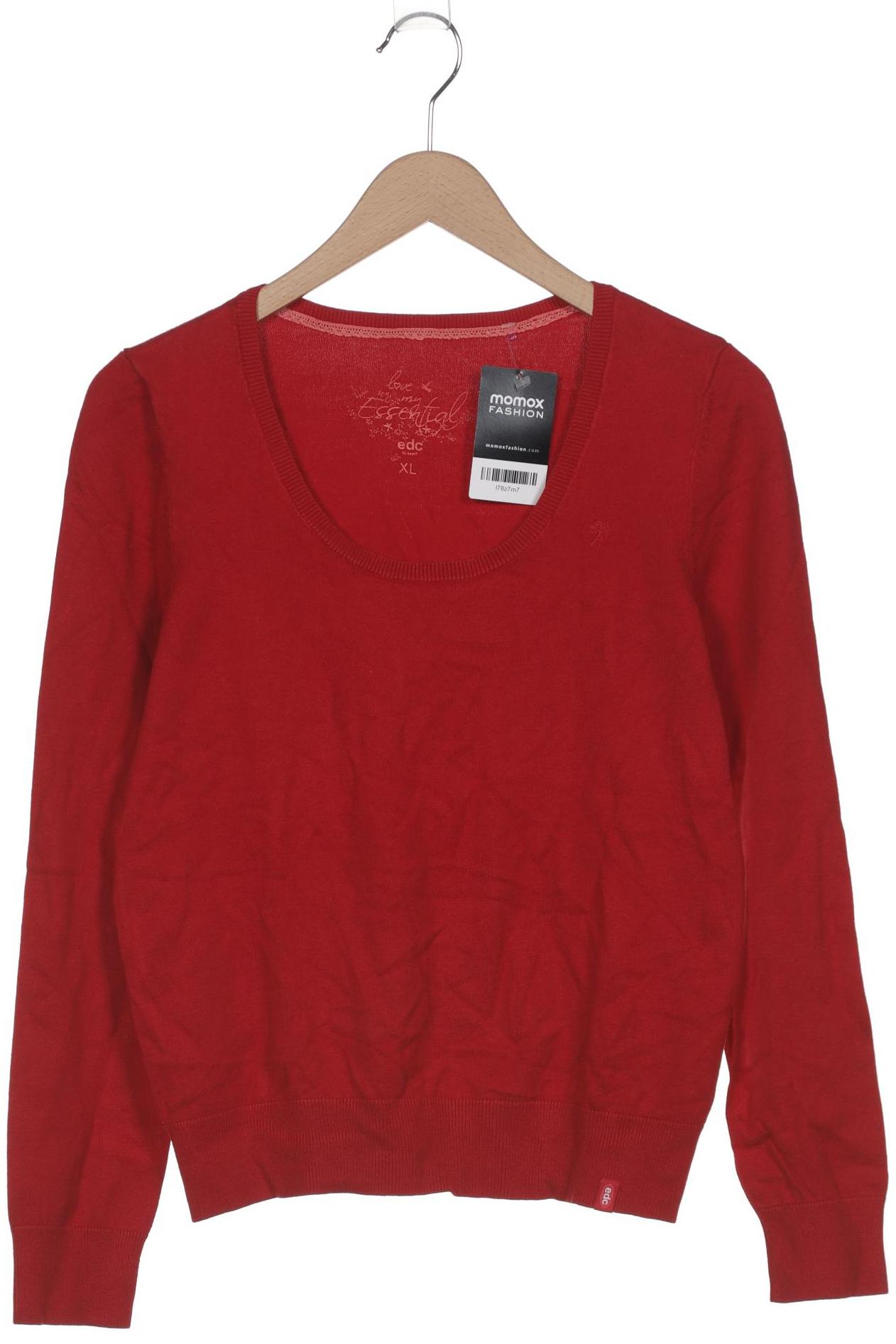 

edc by Esprit Damen Pullover, rot, Gr. 44