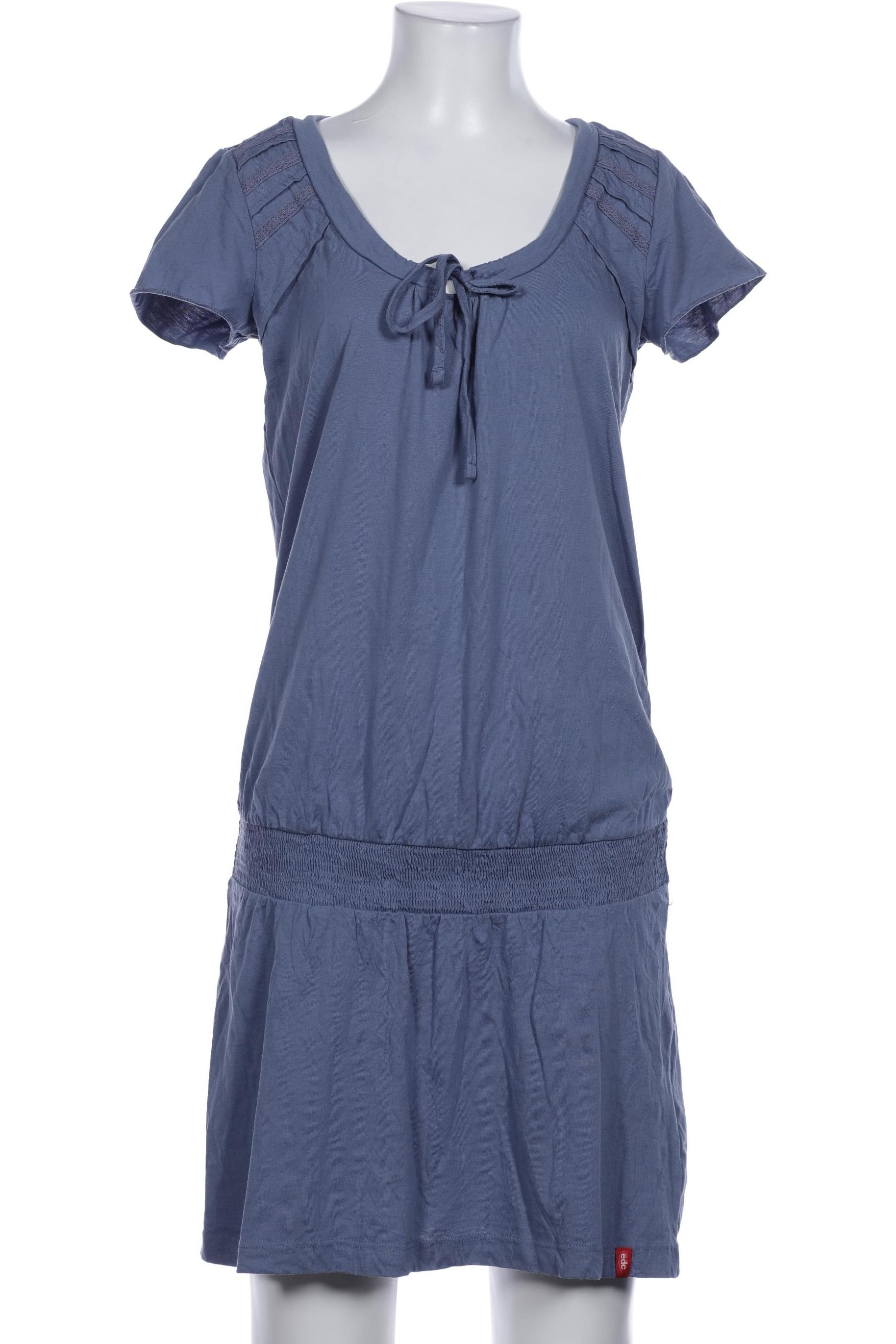 

edc by Esprit Damen Kleid, blau, Gr. 36