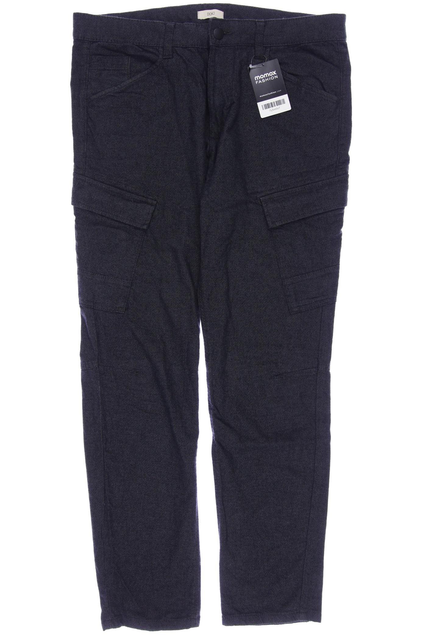 

edc by Esprit Herren Stoffhose, grau, Gr. 31