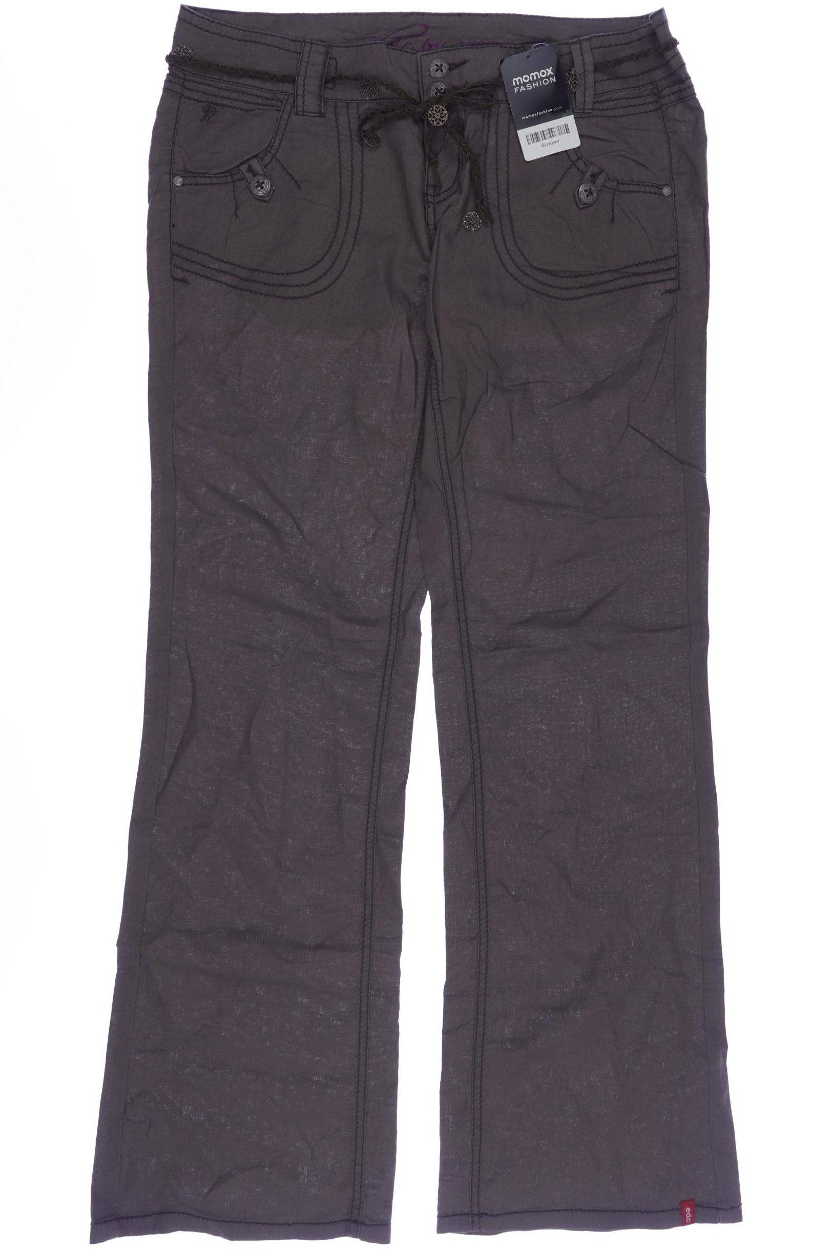 

edc by Esprit Damen Stoffhose, braun, Gr. 40