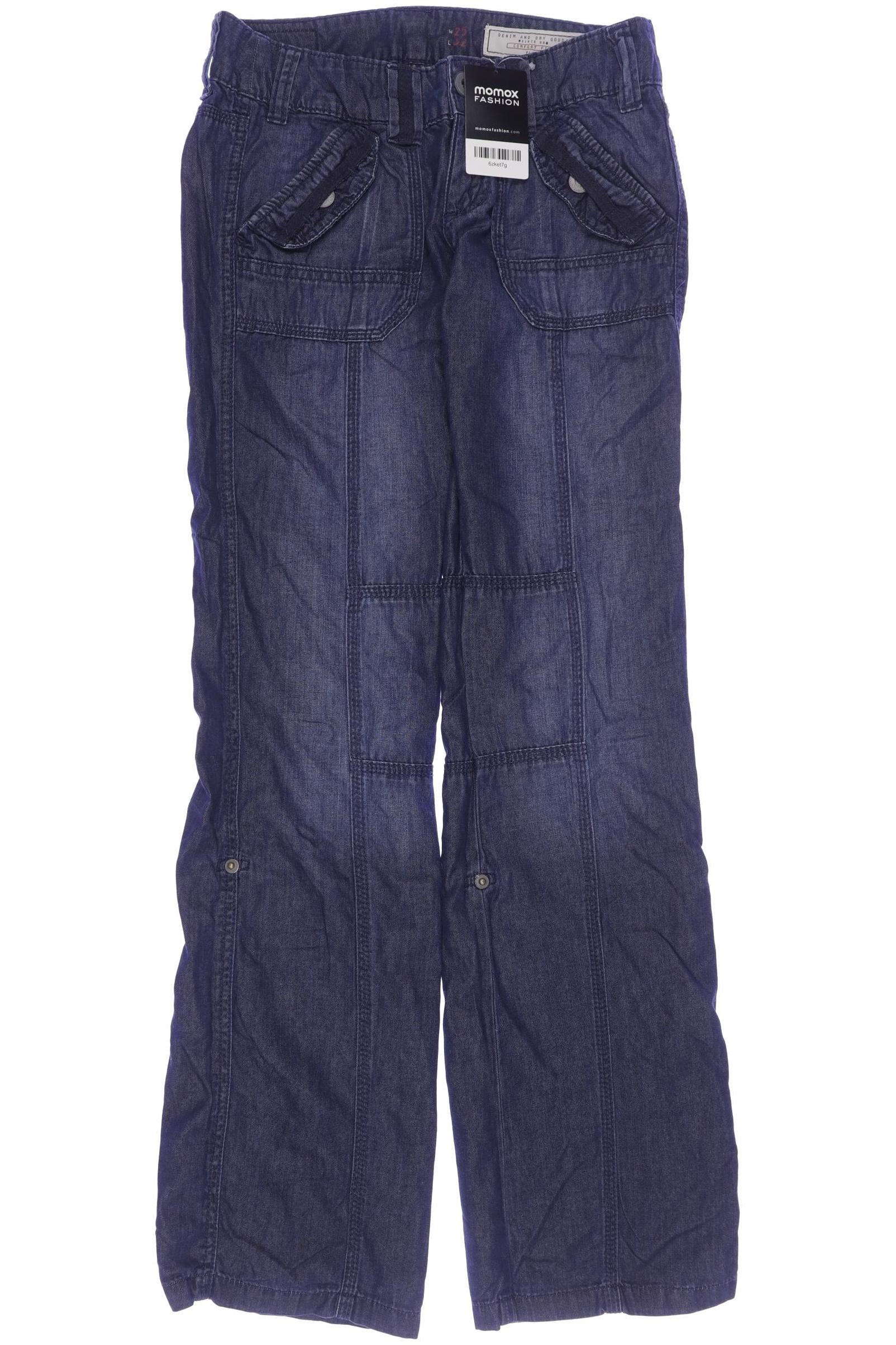 

edc by Esprit Damen Stoffhose, marineblau, Gr. 25