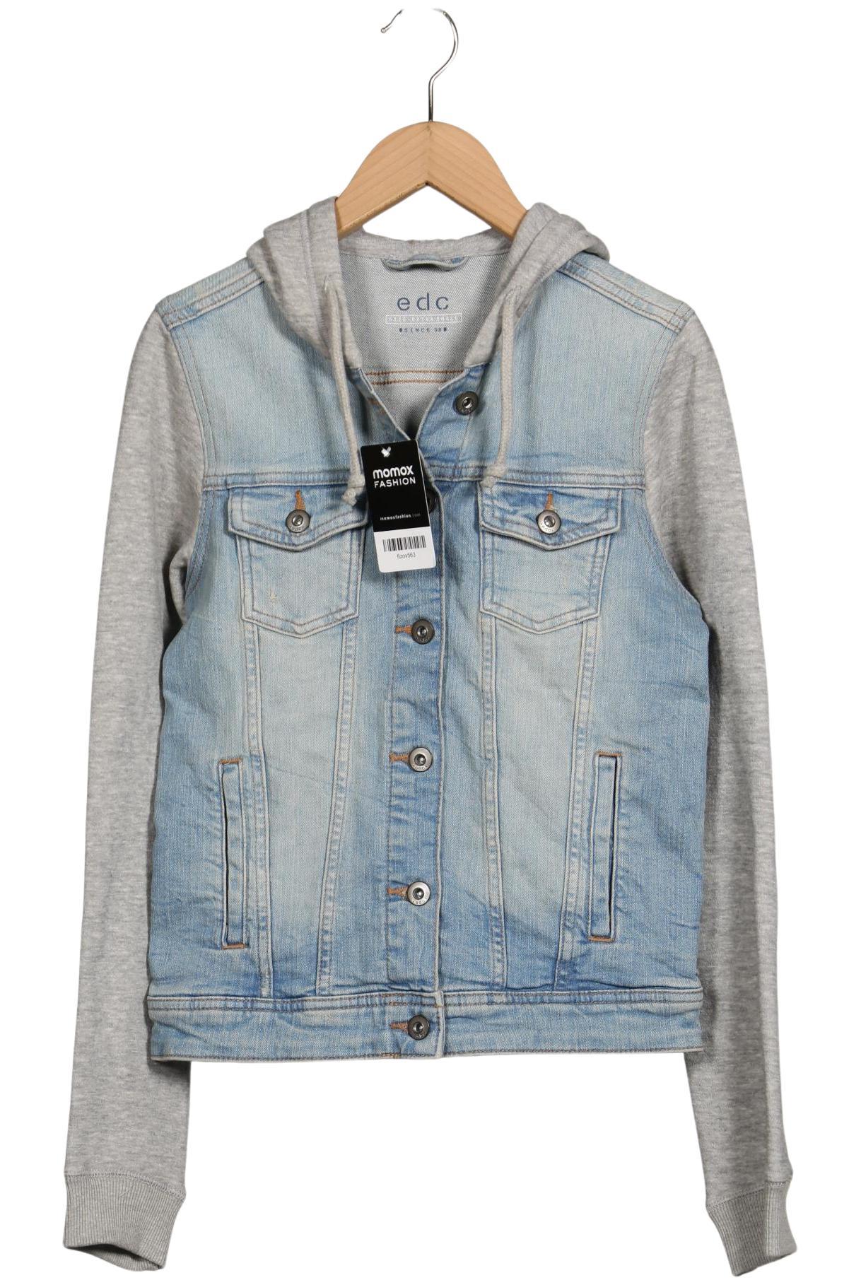 

edc by Esprit Damen Jacke, blau, Gr. 34