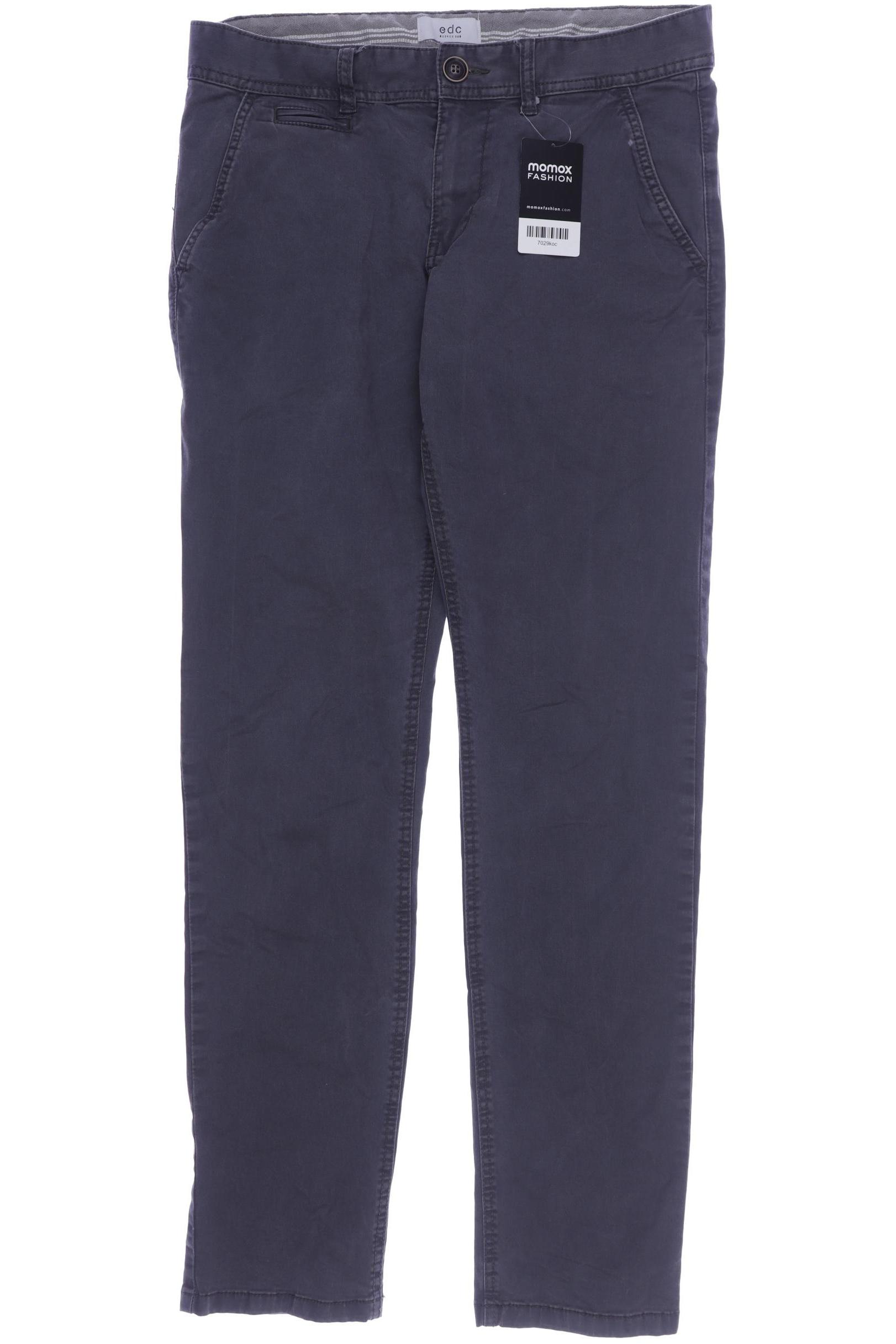 

edc by Esprit Herren Stoffhose, grau, Gr. 30