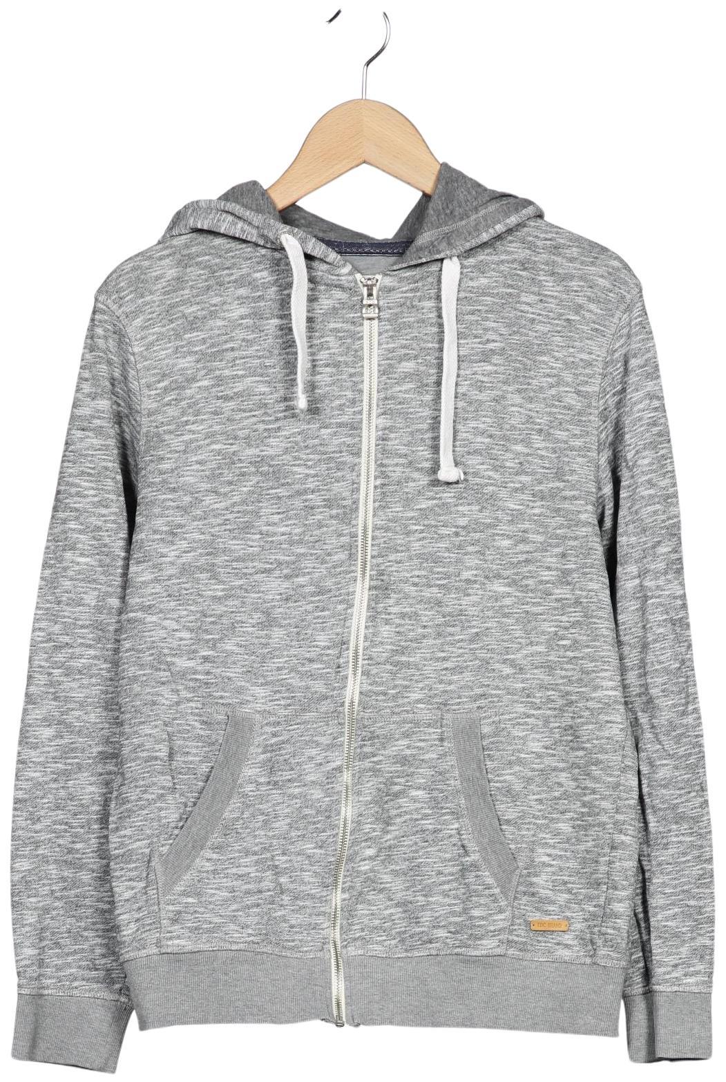 

edc by Esprit Herren Kapuzenpullover, grau, Gr. 48