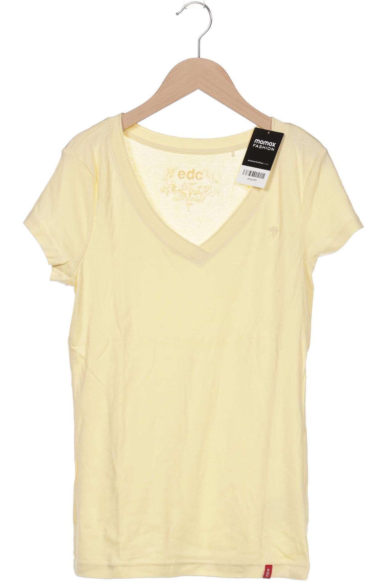 

edc by Esprit Damen T-Shirt, gelb, Gr. 42