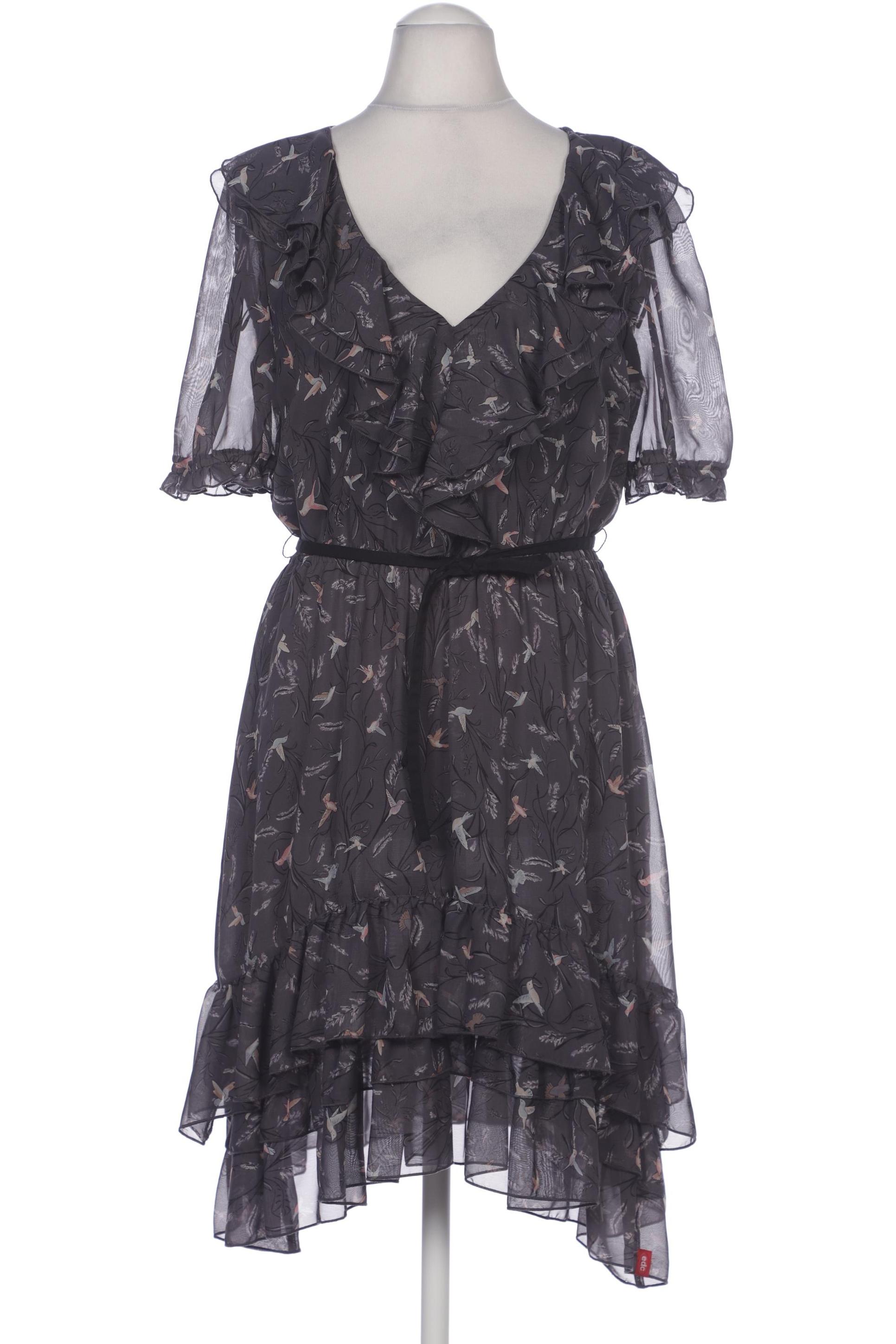 

edc by Esprit Damen Kleid, grau, Gr. 40