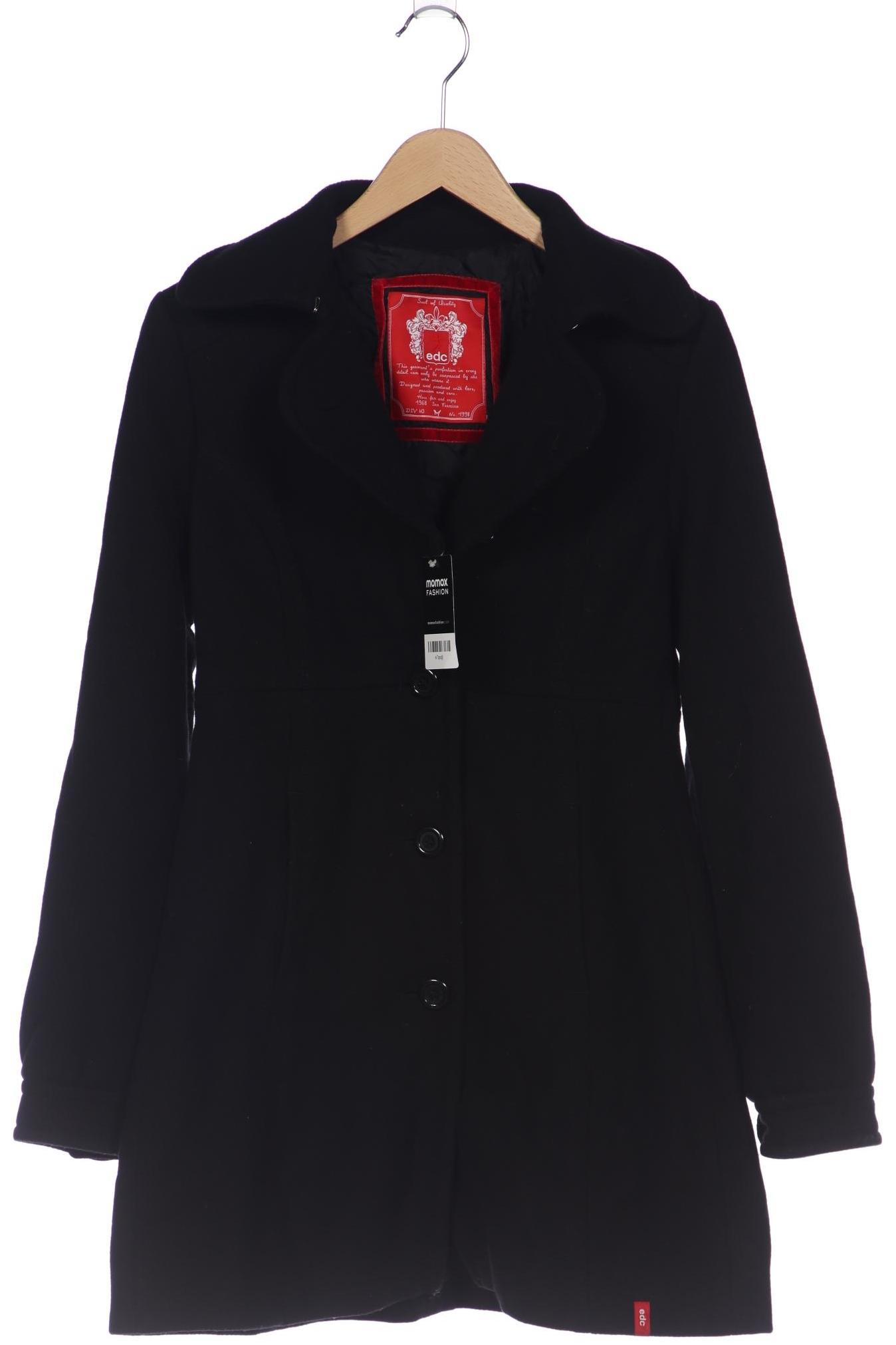 

edc by Esprit Damen Mantel, schwarz, Gr. 38