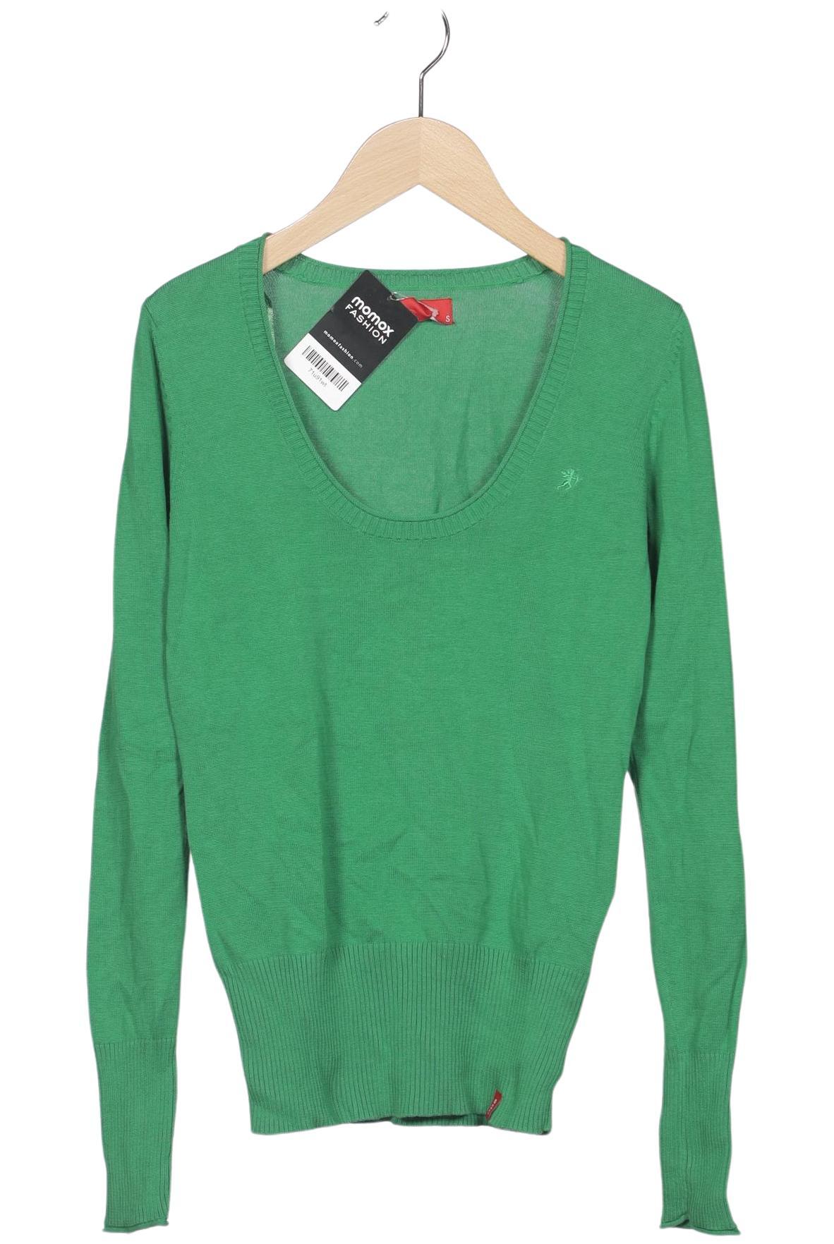

edc by Esprit Damen Pullover, grün, Gr. 36