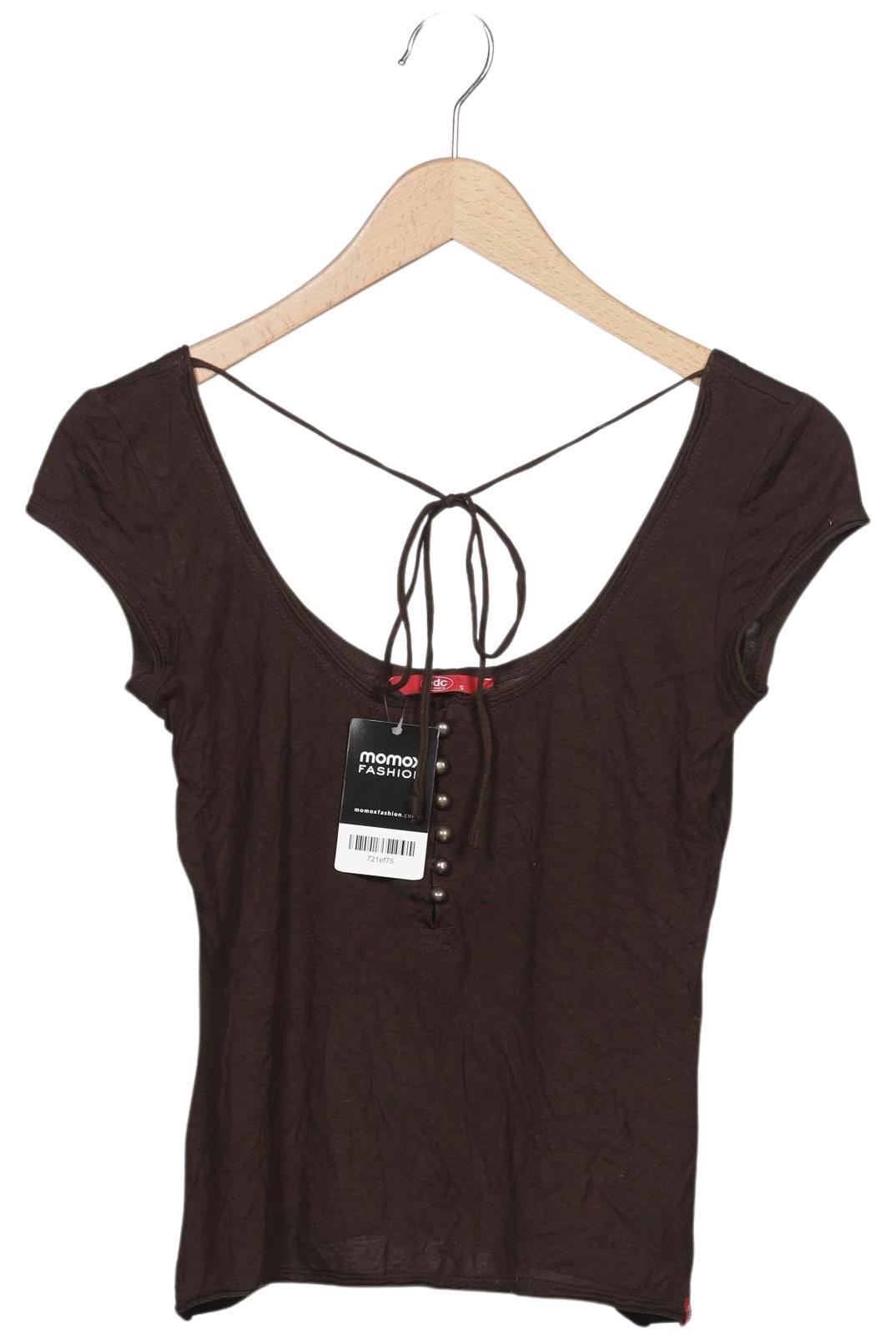 

edc by Esprit Damen T-Shirt, braun, Gr. 36