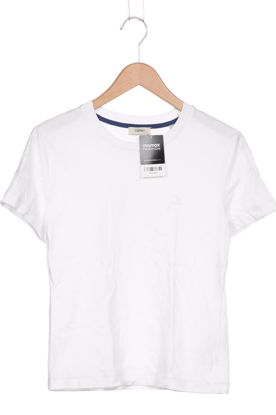 

edc by Esprit Damen T-Shirt, weiß, Gr. 42